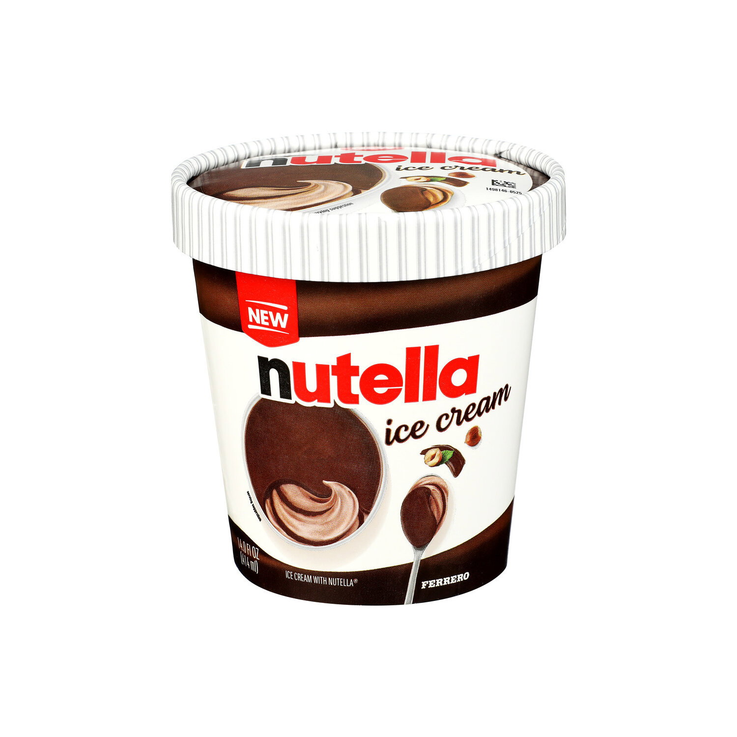 Blue Ribbon Classics Chocolate Nutella Ice Cream - 14 Fluid Ounce Image 1 of 3