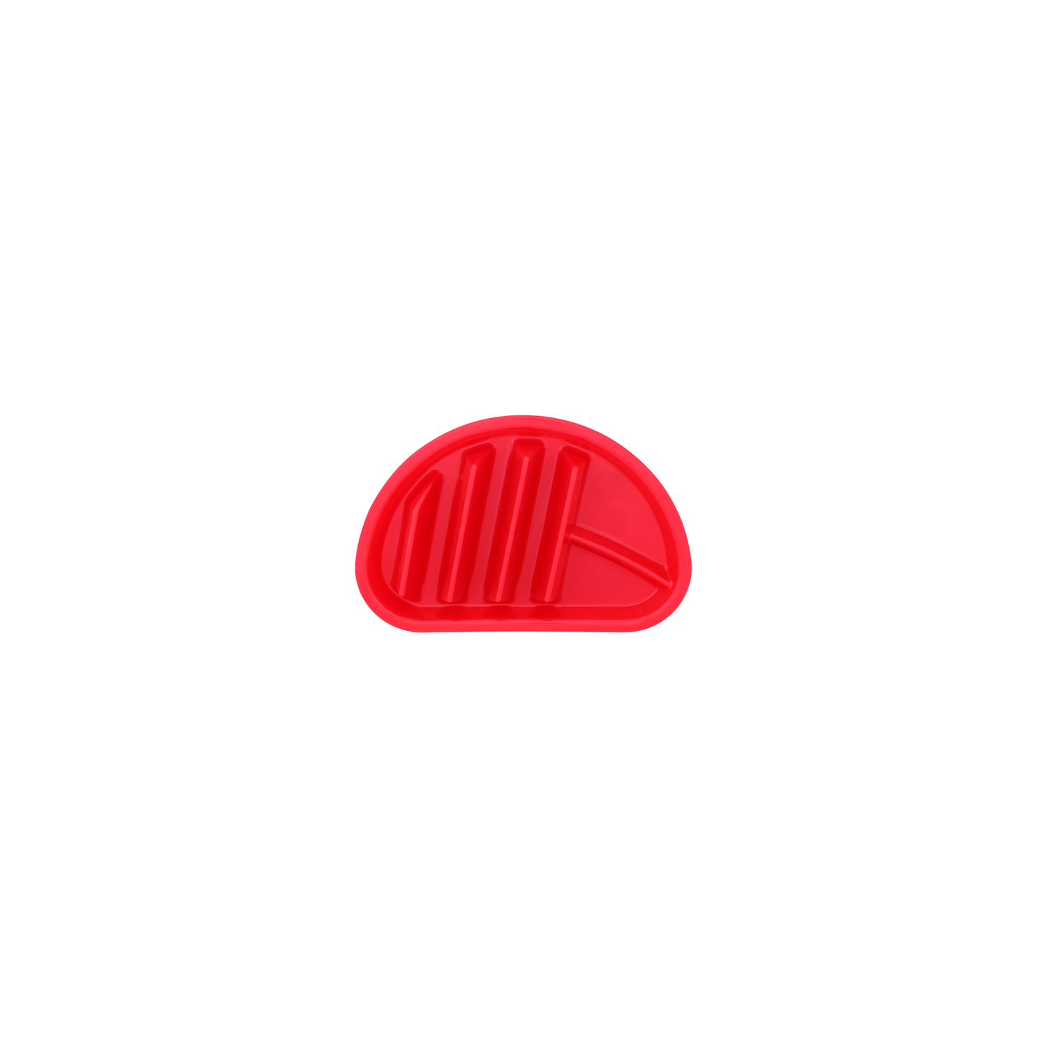 Arrow Plastic Mfg. Co. Red Fiesta Taco Plate - 1 Each Image 1 of 2