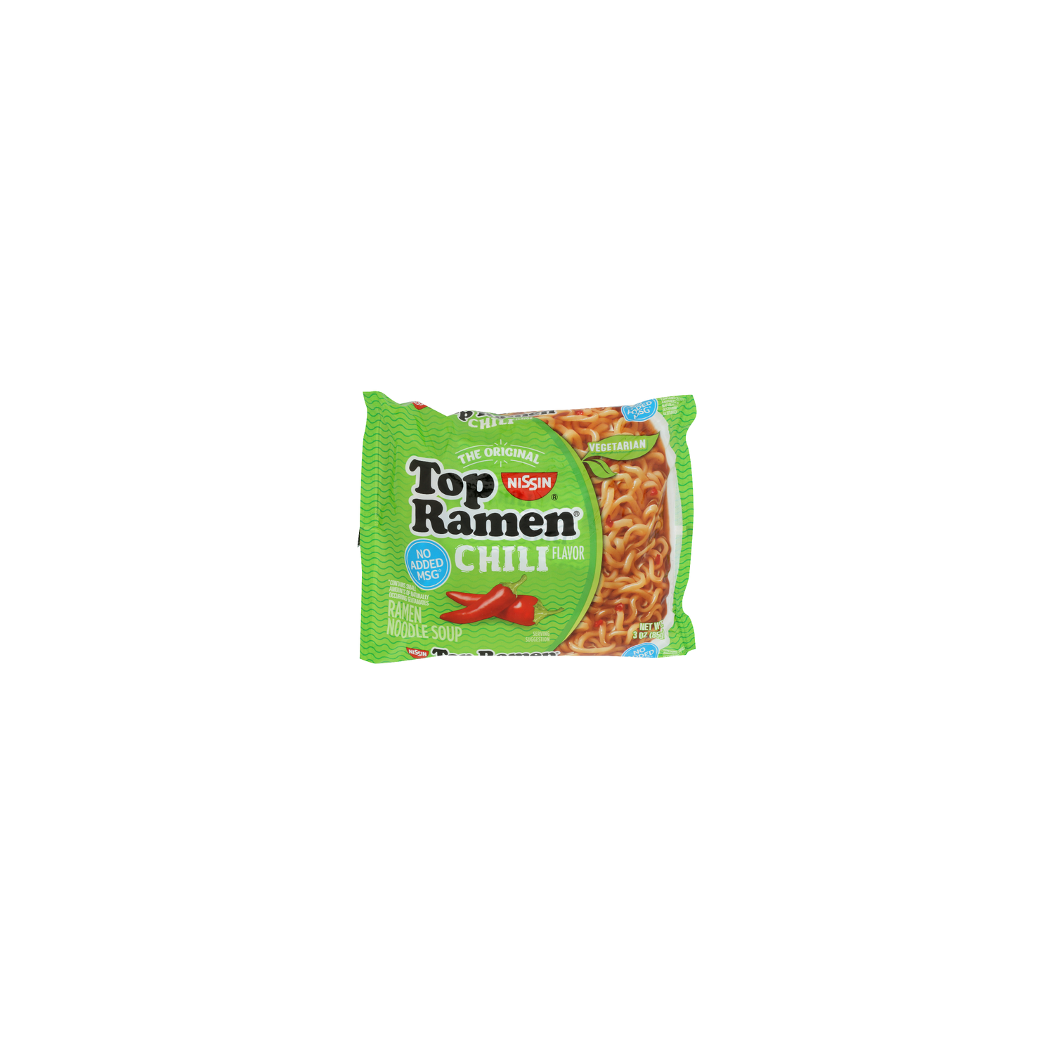 Nissin Top Ramen Chili Flavor Top Ramen Noodle Soup - 3 Ounce Image 1 of 4