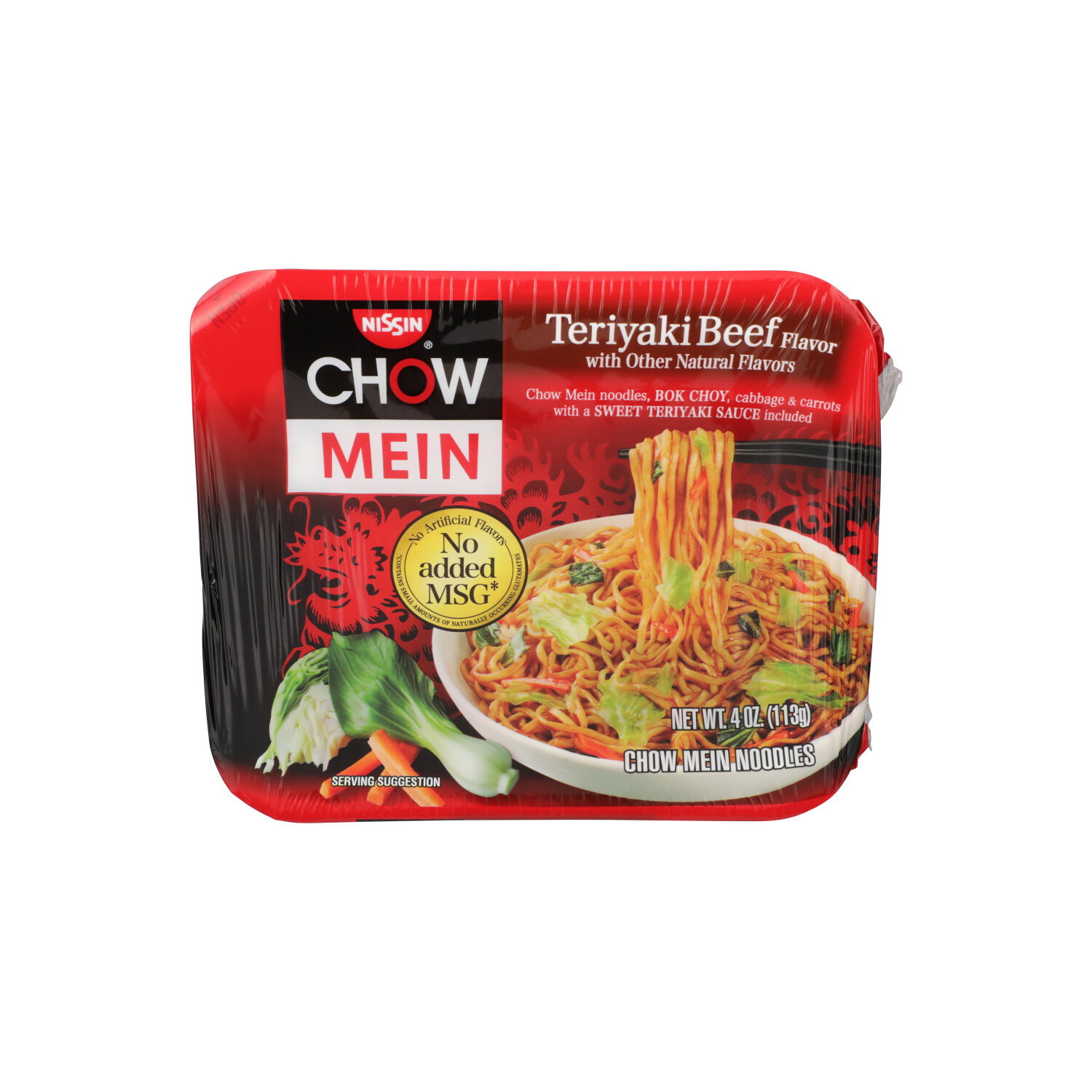 Nissin Teriyaki Beef Flavor Chow Mein Noodles - 4 Ounce Image 1 of 4