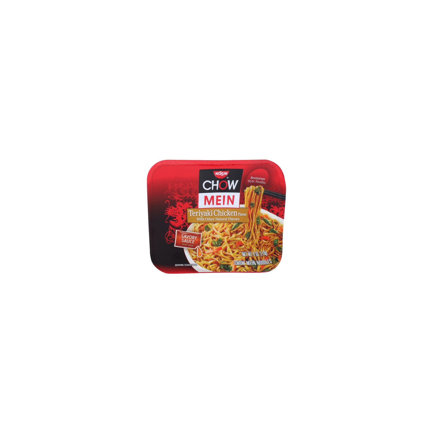Nissin Chow Mein Teriyaki Chicken Flavor Restaurant Style Noodles - 4 Ounce Image 1 of 4