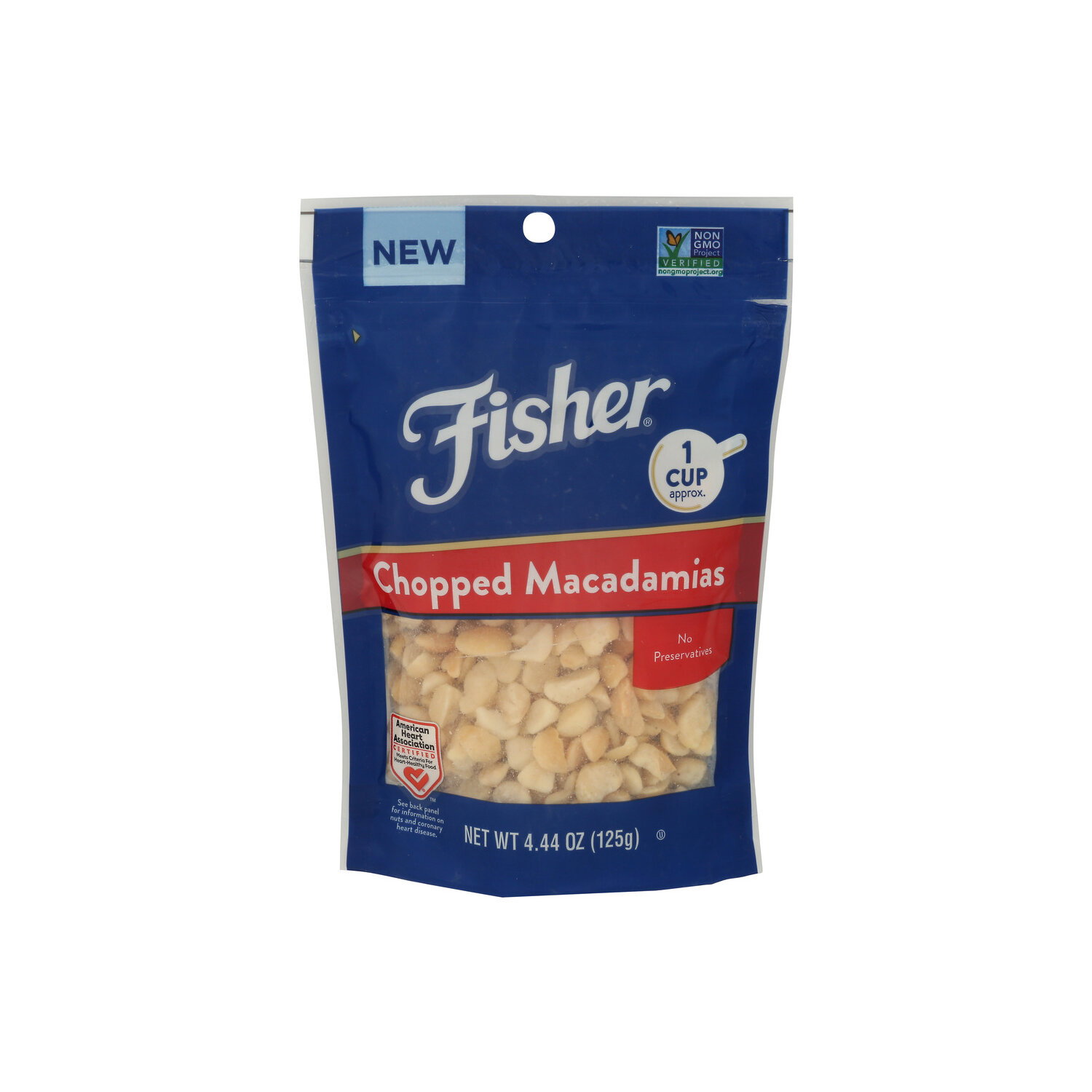Fisher Nuts Macadamia Chop - 4.44 Ounce - Super 1 Foods