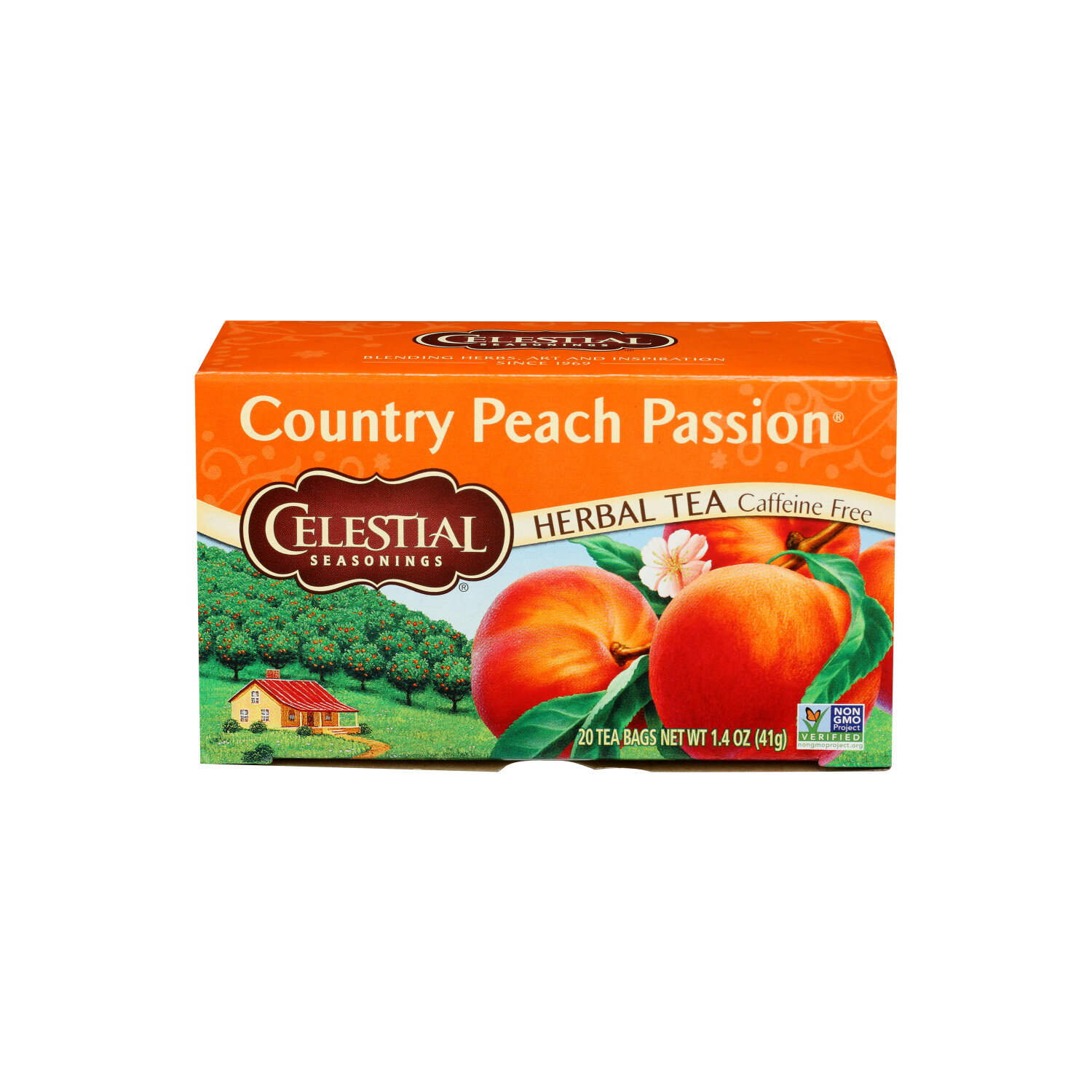 Celestial Seasonings Tea Country Peach Passion - 0.07 Ounce - 20 Count Image 1 of 3