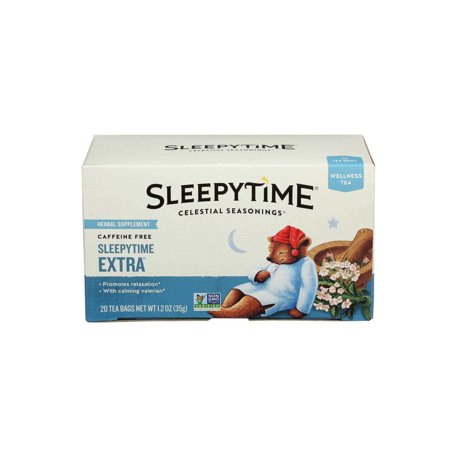 Celestial Seasonings Tea Herb Sleepytime Extra - 0.06 Ounce - 20 Count Image 1 of 2