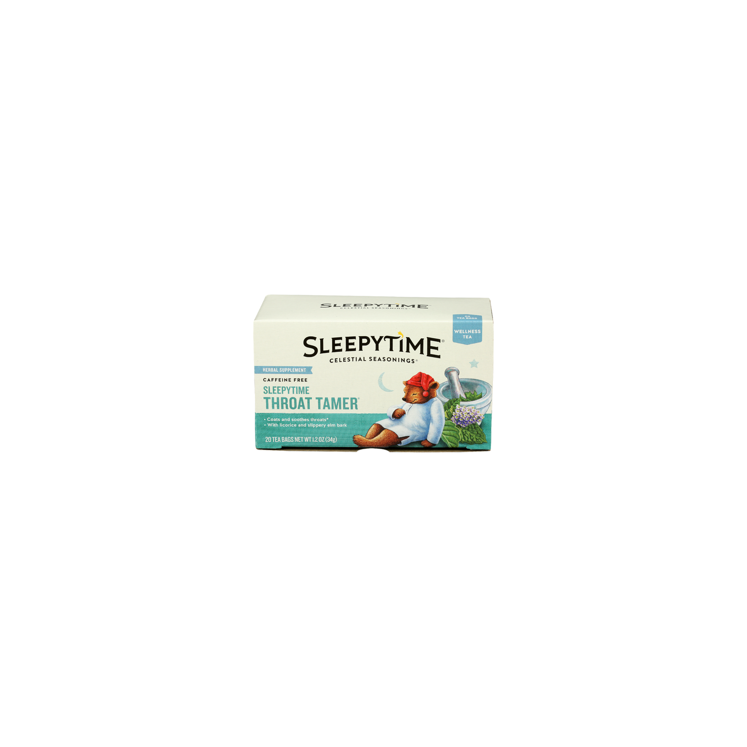 Sensible Portions Sleepytime Throat Tamer Herbal Supplement Tea - 0.06 Ounce - 20 Count Image 1 of 2
