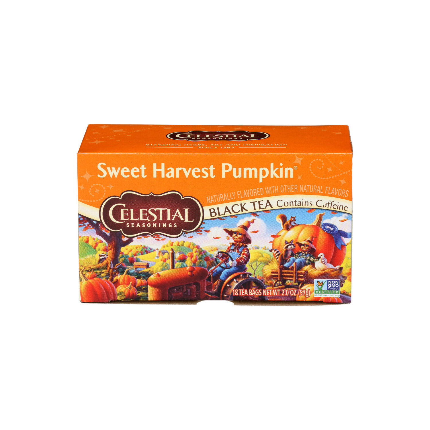 Celestial Seasonings Sweet Harvest Pumpkin Holiday Black Tea - 0.111 Ounce - 18 Count Image 1 of 3