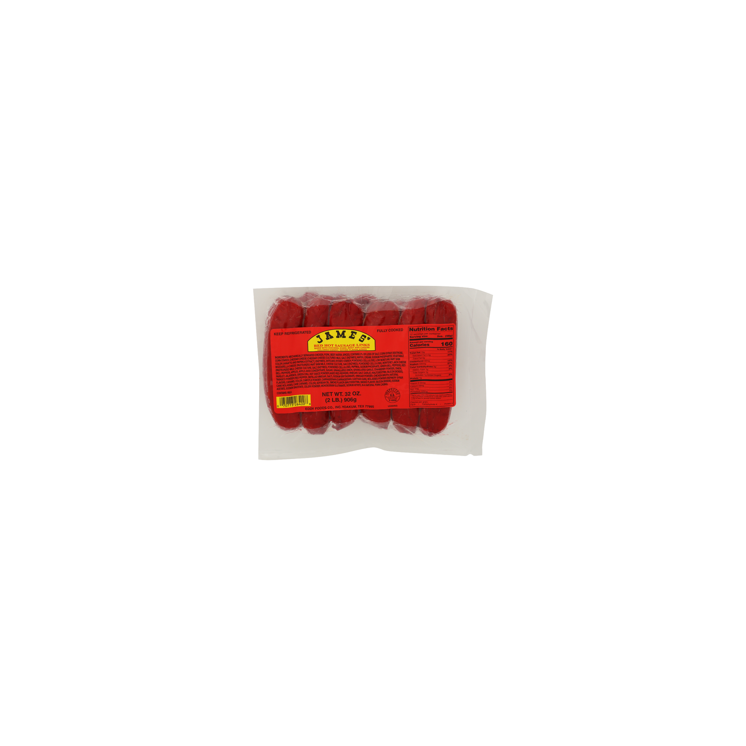 Carolina Pride Eddy Red Hot Links - 32 Ounce Image 1 of 4