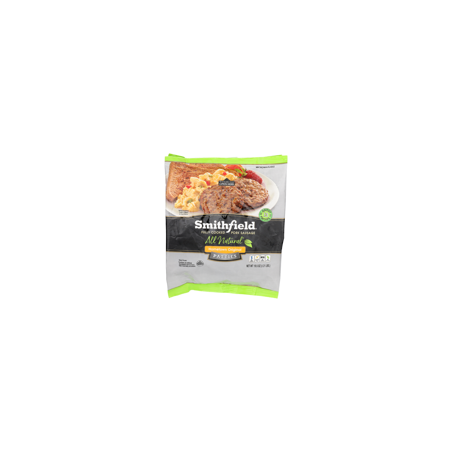 Smithfield Hometown Original Patties Pork Sausage - 19.5 Ounce Image 1 of 4