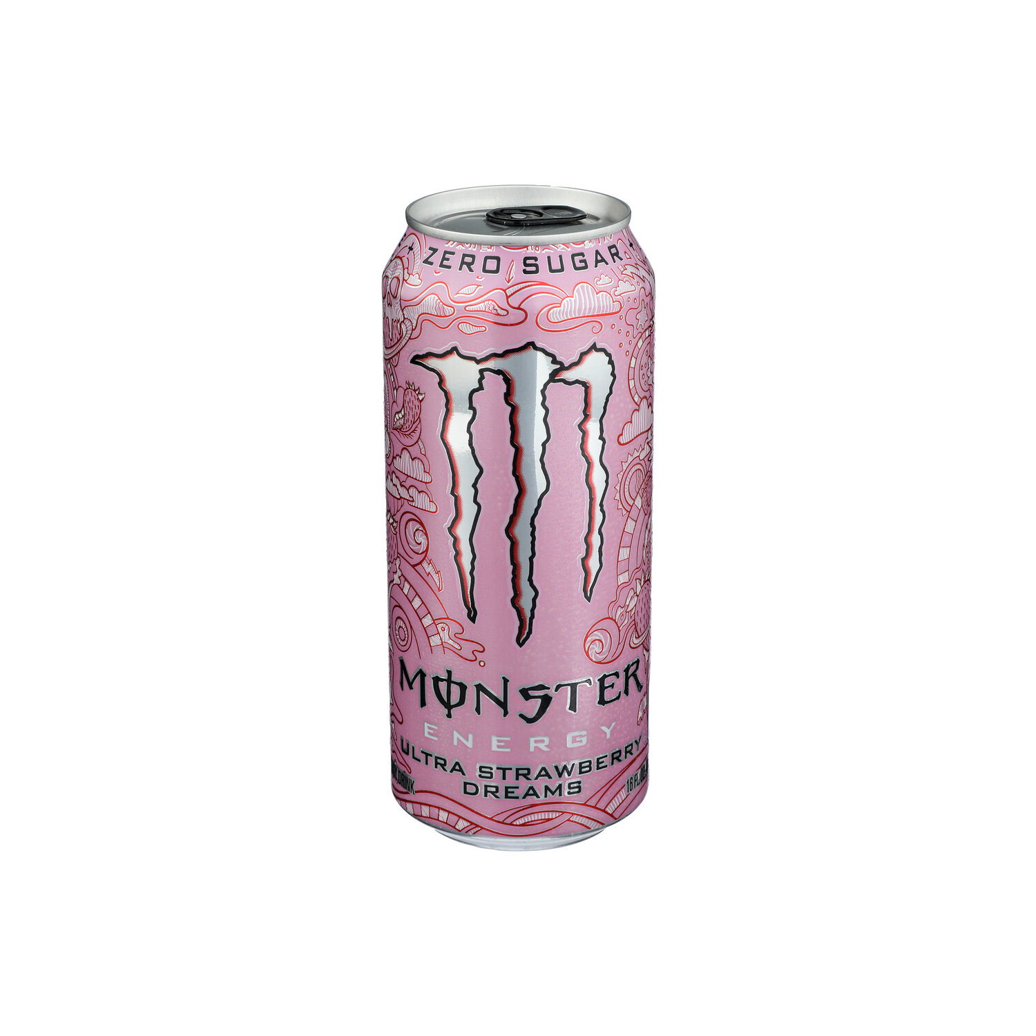 Monster Energy Zero Sugar Ultra Strawberry Dreams Drink - 16 Fluid