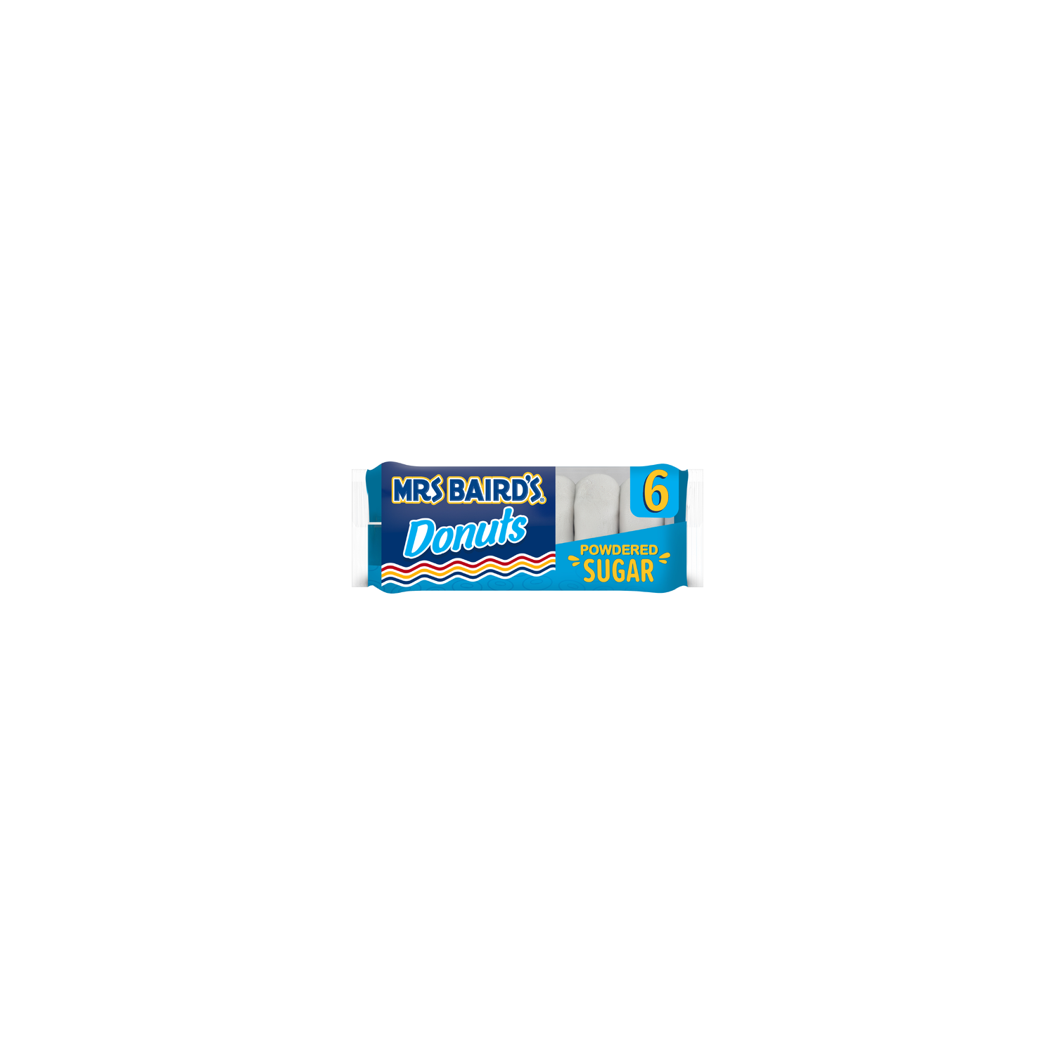 Mrs Baird's Powdered Sugar Mini Donuts - 3 Fluid Ounce Image 1 of 4
