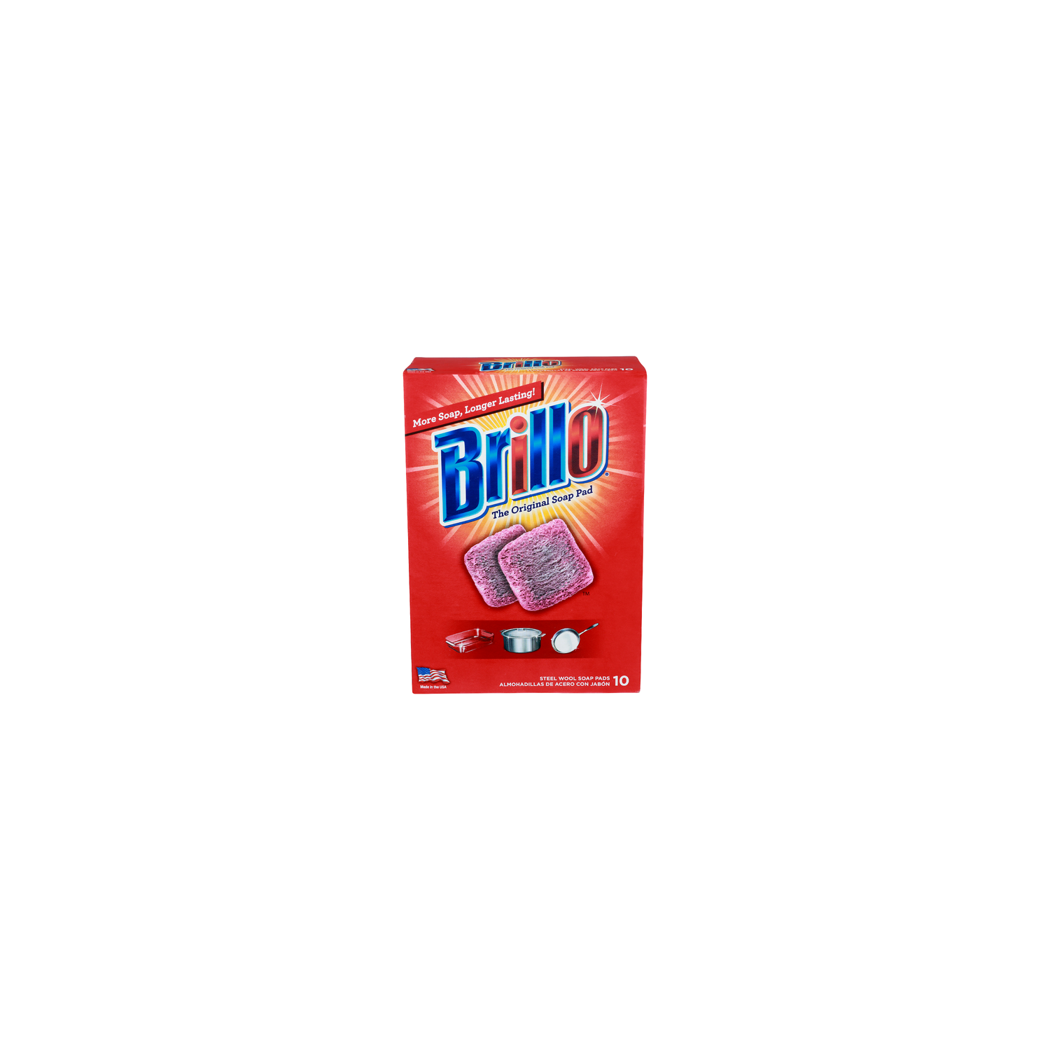Brillo Steel Wool Soap Pads - 10 Count Image 1 of 2