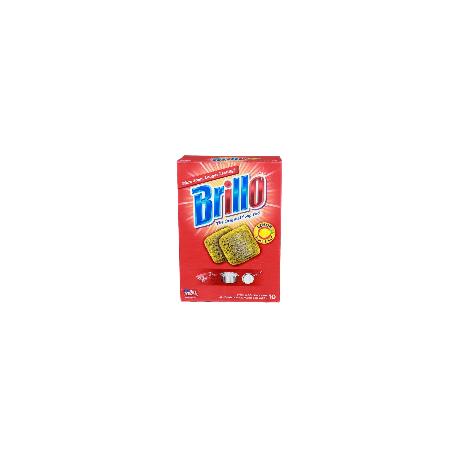 Brillo Lemon The Original Soap Pad - 10 Count Image 1 of 2
