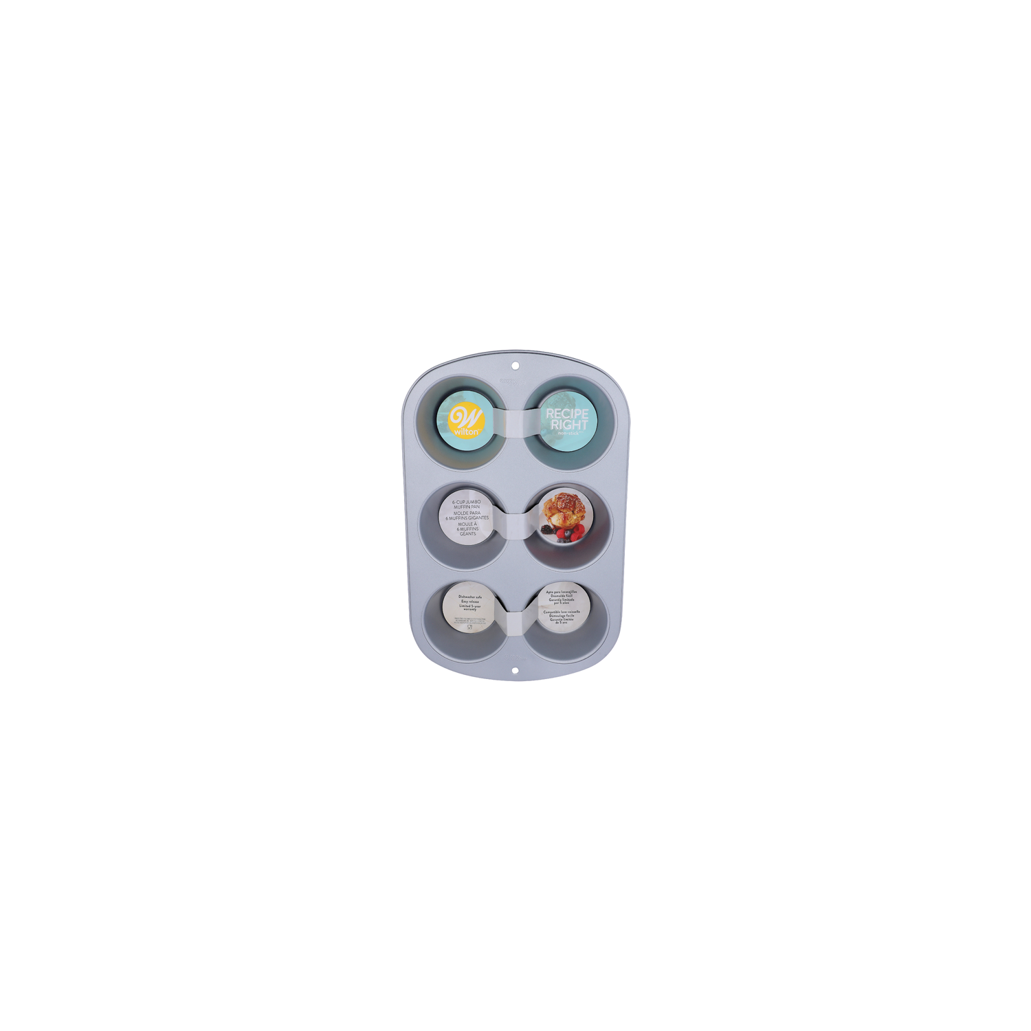 Wilton Non-Stickᴹᴰ 6-Cup Jumbo Muffin Pan Non-Stick - 1 Count Image 1 of 2