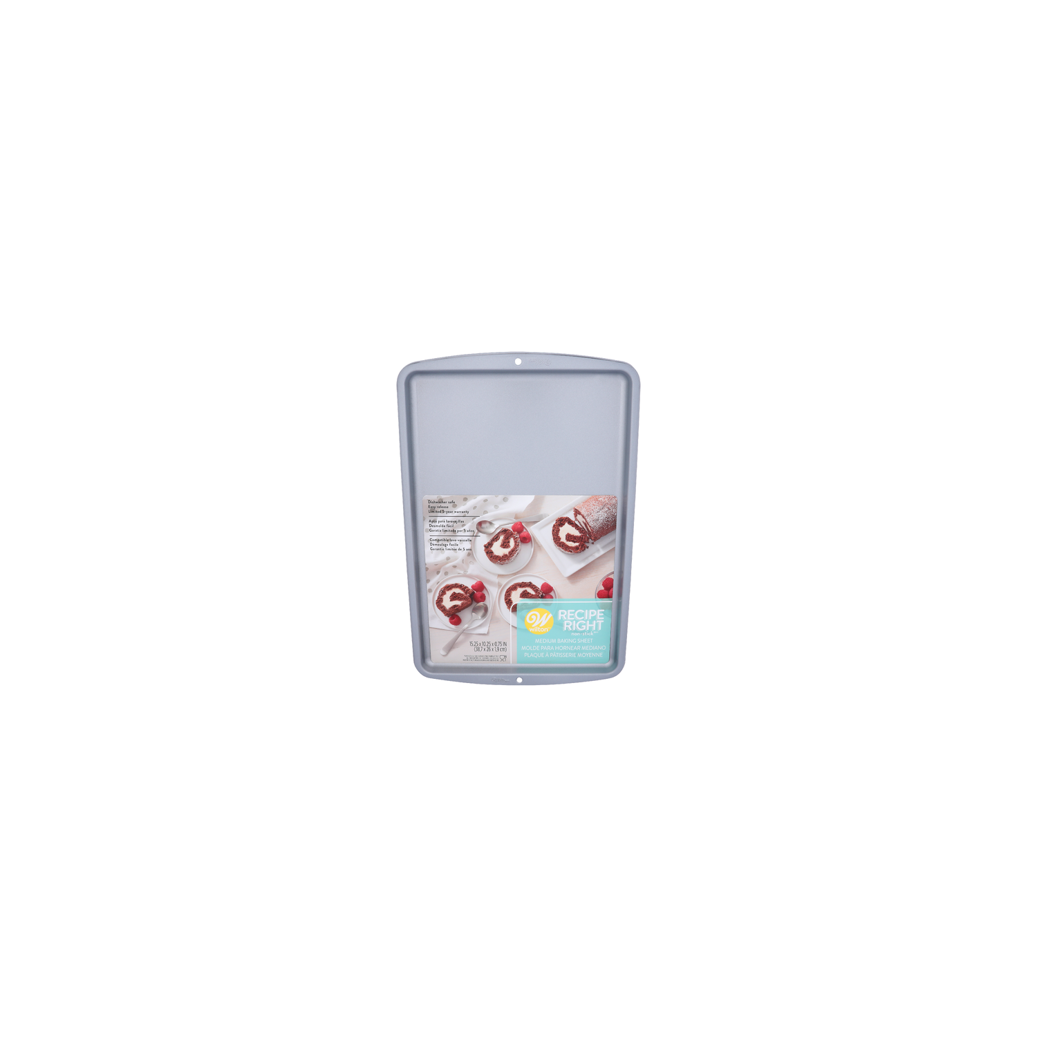 Wilton Medium Baking Sheet Recipe Right Non-Stick - 1 Each Image 1 of 2