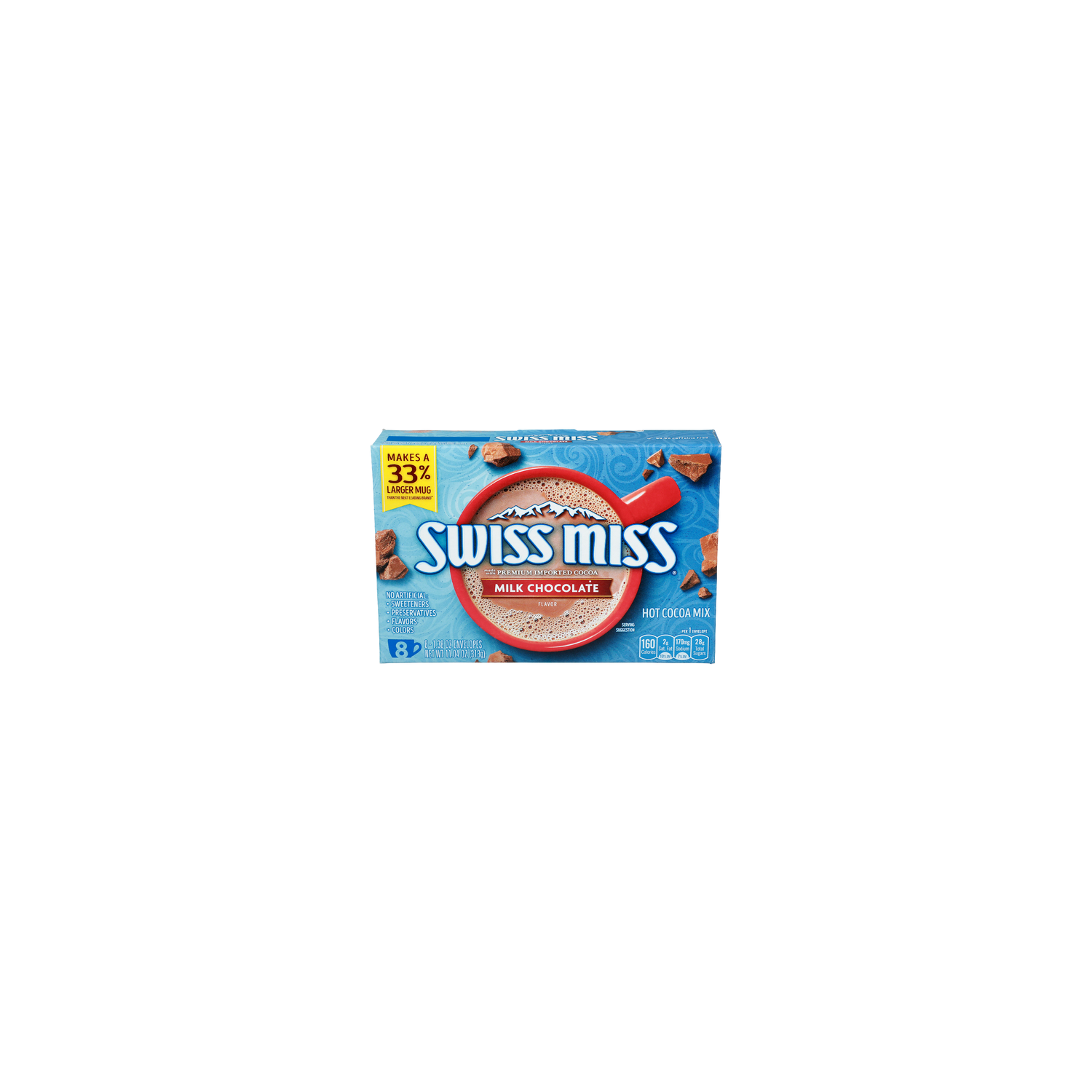 Swiss Miss Milk Chocolate Flavor Hot Cocoa Mix - 1.38 Ounce - 8 Count Image 1 of 4