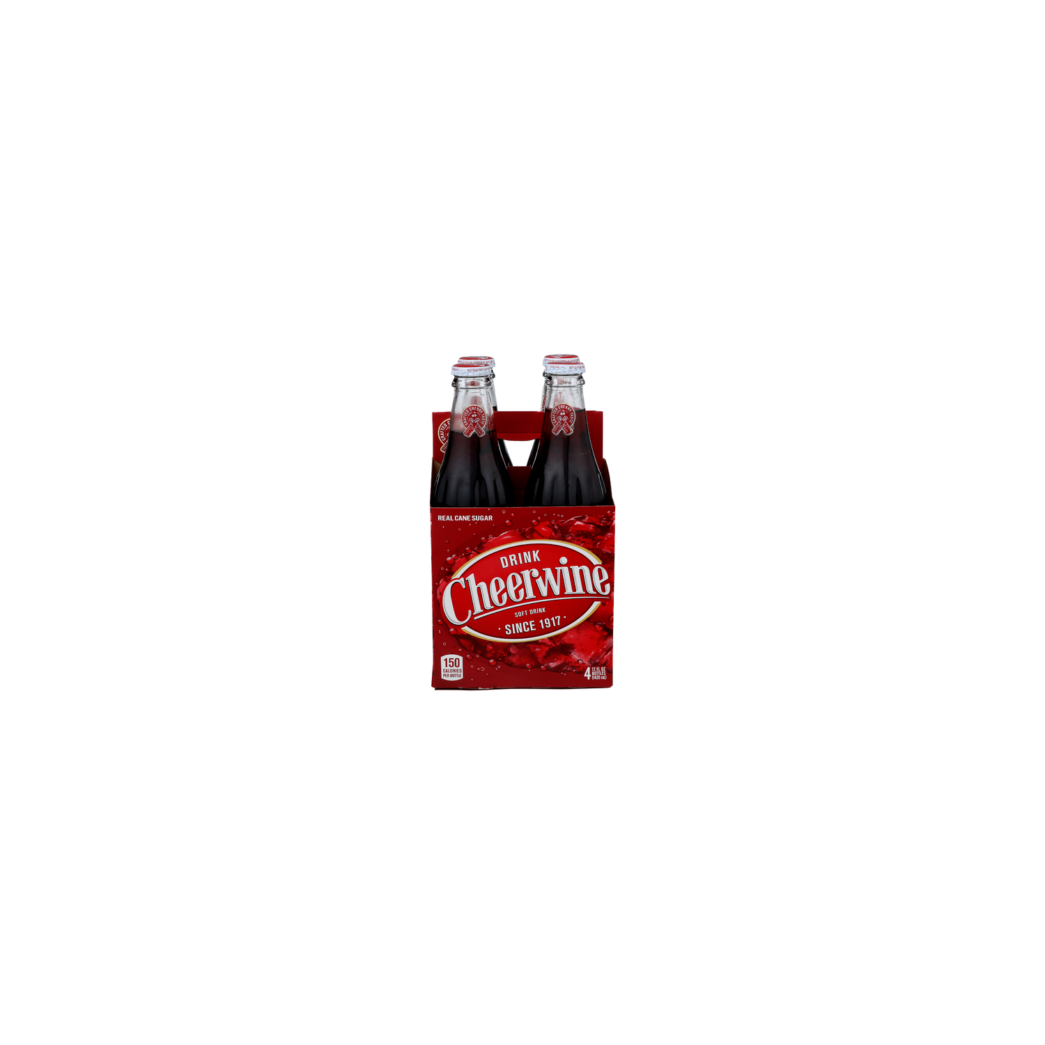 Cheerwine Cherry Soft Drink - 12 Fluid Ounce - 4 Count Image 1 of 4
