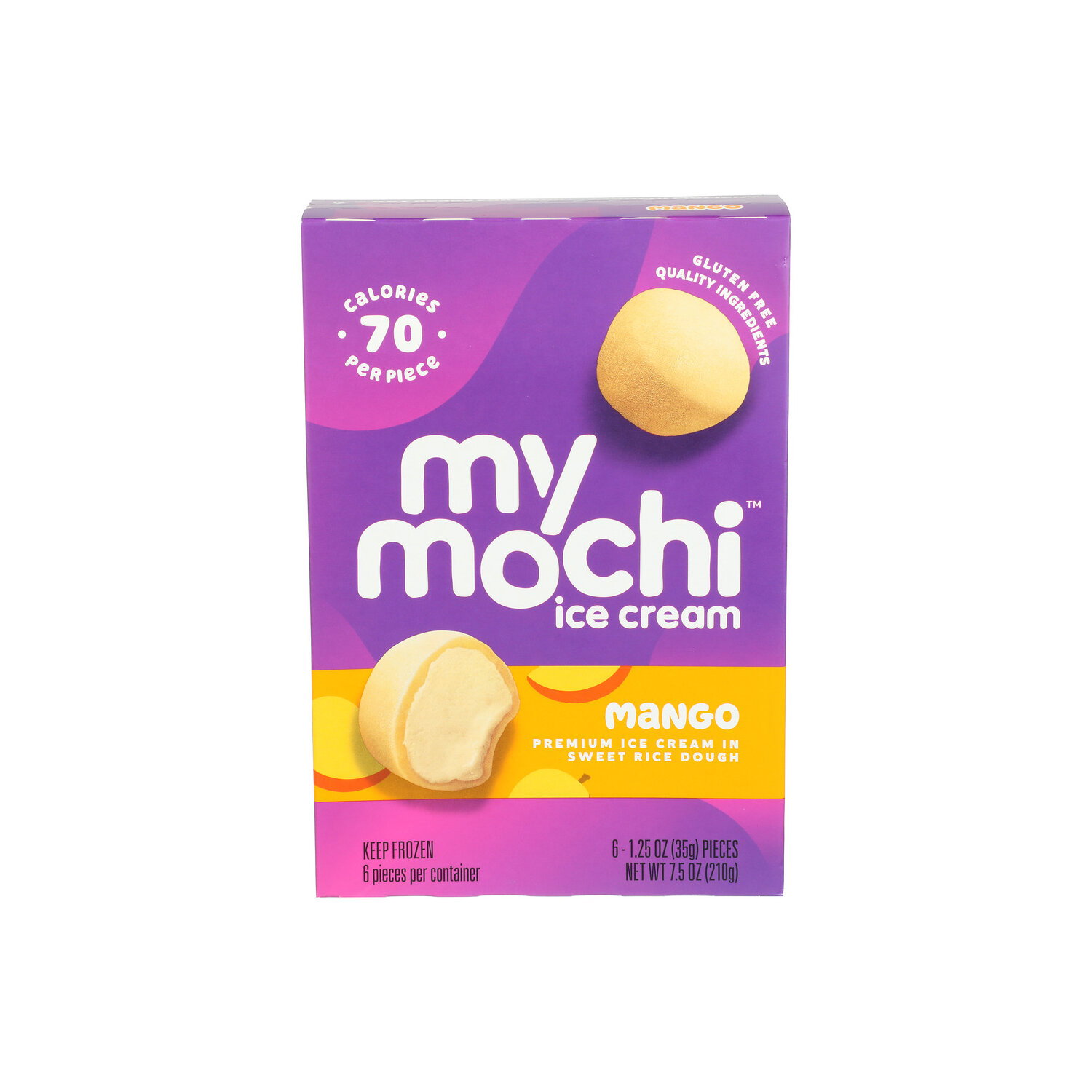My Mochi Sweet Mango Ice Cream - 1.25 Ounce - 6 Count - FRESH by