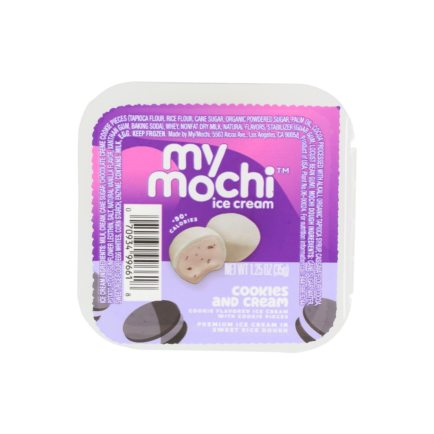 My Mochi Cookies & Cream Ice Cream - 1.25 Ounce Image 1 of 4