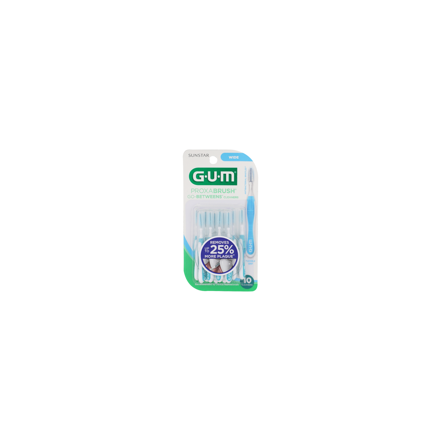 Gum Wide Proxabrush Go-Betweens Cleaners - 10 Count Image 1 of 3