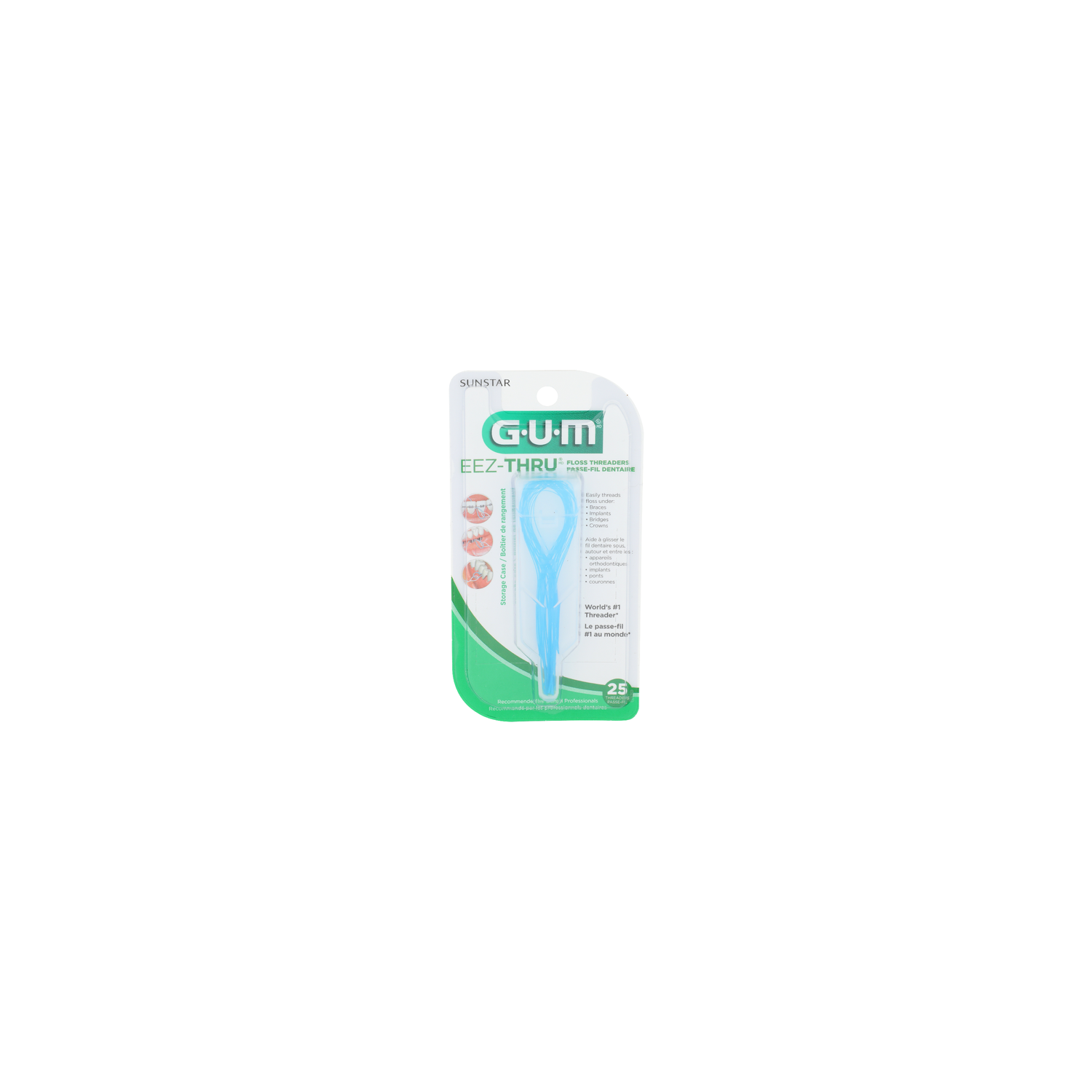 Gum Eez-Thru Floss Threaders - 25 Count Image 1 of 2