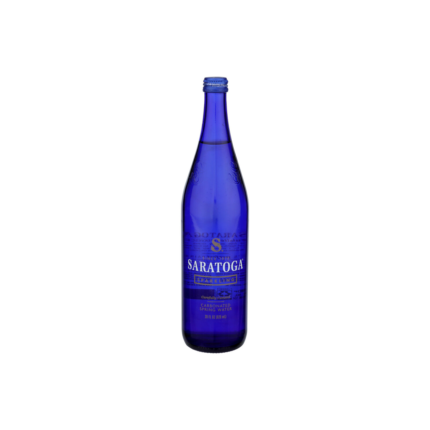 Saratoga Sparkling Glass Spring Water - 28 Fluid Ounce Image 1 of 3
