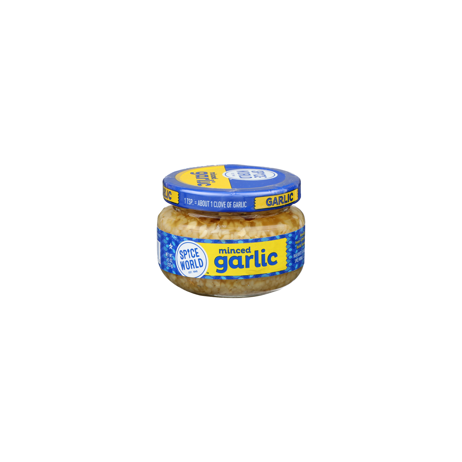 Spice World Minced Garlic - 4.5 Ounce Image 1 of 3
