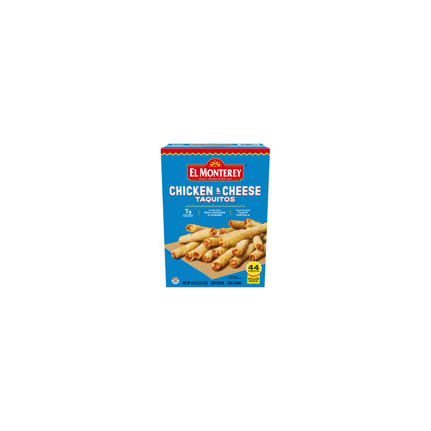 El Monterey Chicken & Cheese Taquitos Value Pack Frozen - 44 Ounce Image 1 of 4