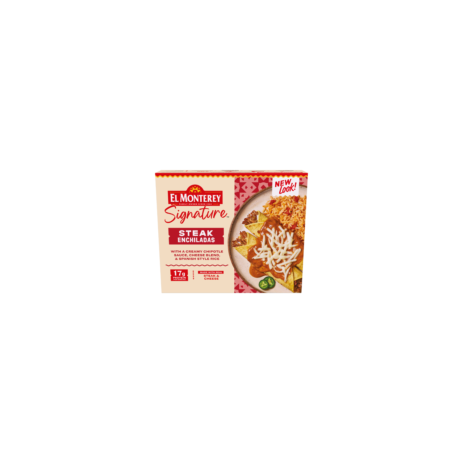 El Monterey Signature Entrée Steak Enchilada, Frozen - 9 Ounce Image 1 of 4
