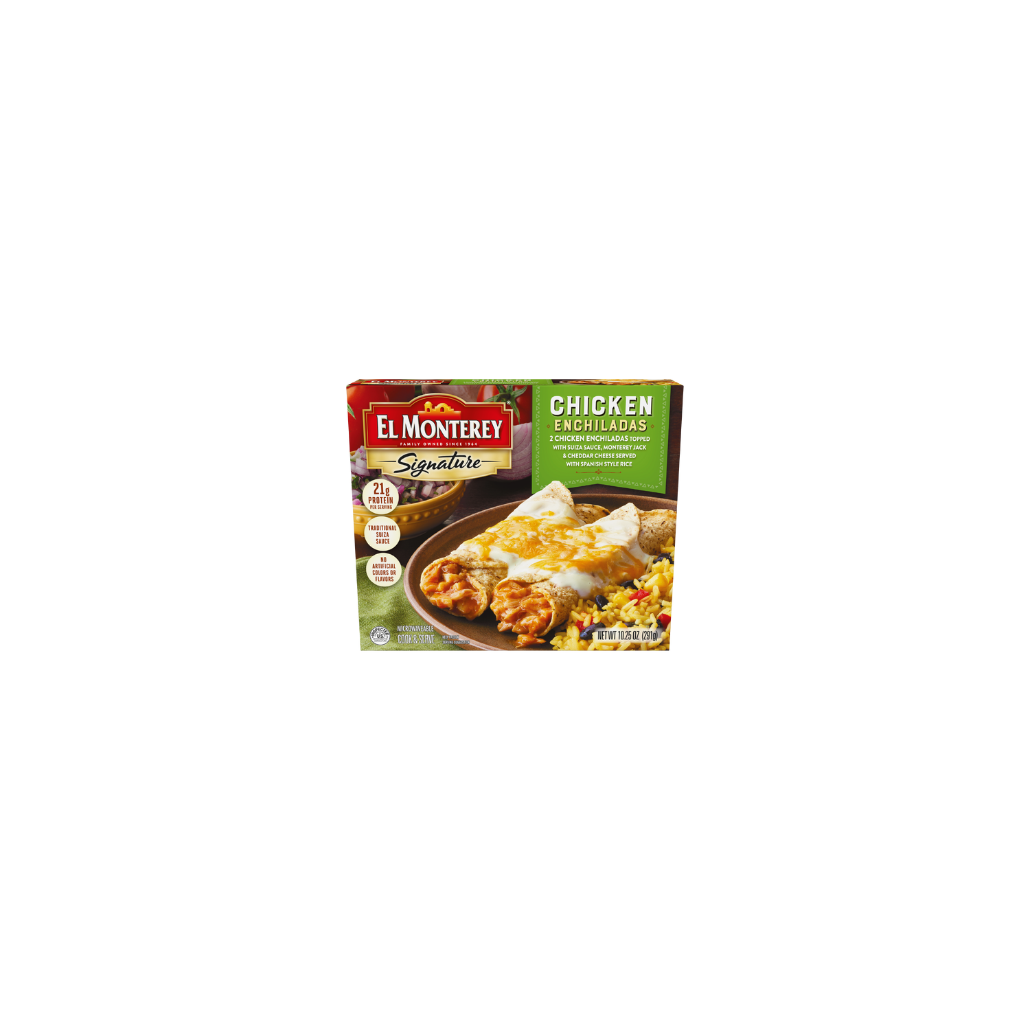 El Monterey El Monterey Signature Chicken Enchiladas - 10.25 Ounce Image 1 of 4