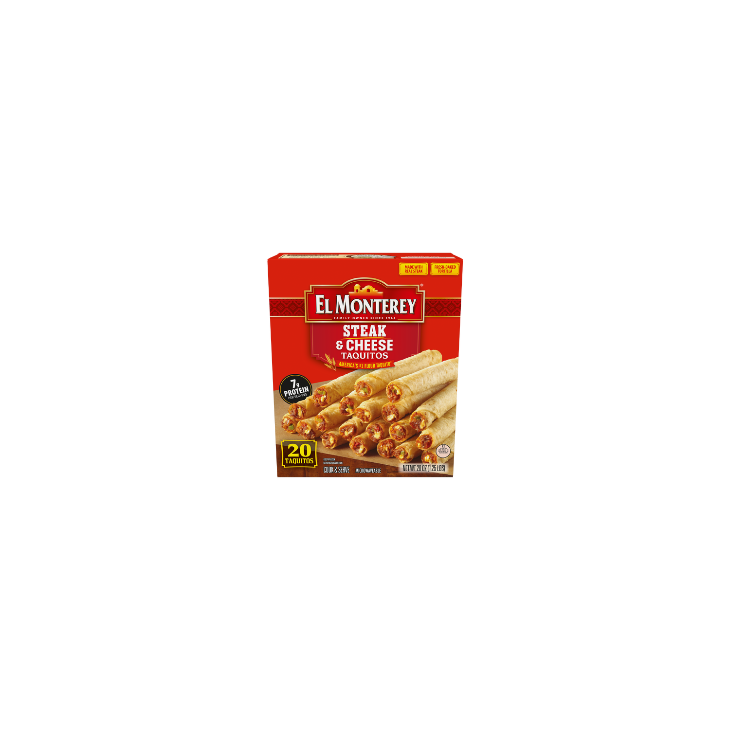 El Monterey Steak & Cheese Taquitos - 20 Ounce