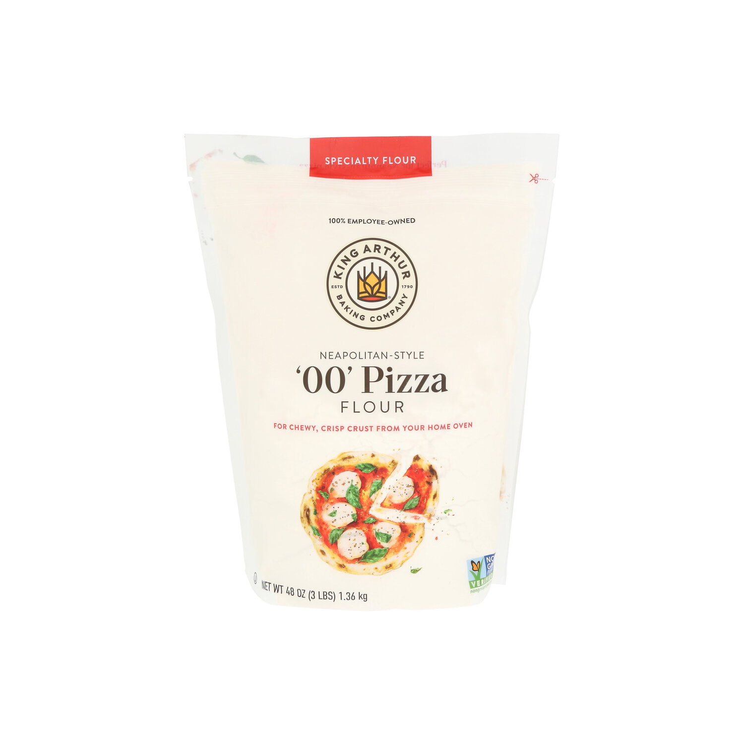 King Arthur Baking Company Neapolitan '00' Pizza Flour - 48 Ounce Image 1 of 4