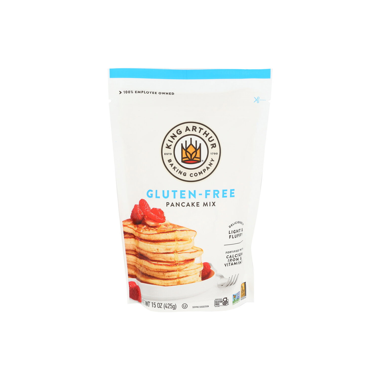 King Arthur Baking Company Light & Fluffy Gluten Free Classic Pancake Mix - 15 Ounce Image 1 of 4