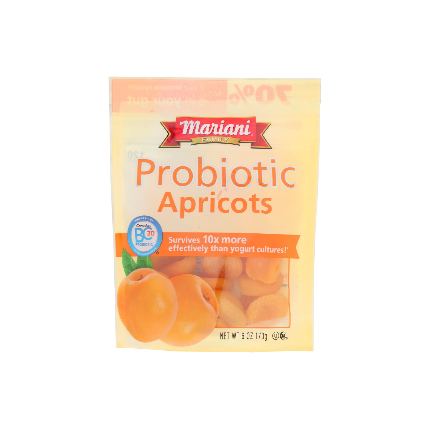 Mariani Apricots Probiotic - 6 Ounce Image 1 of 2