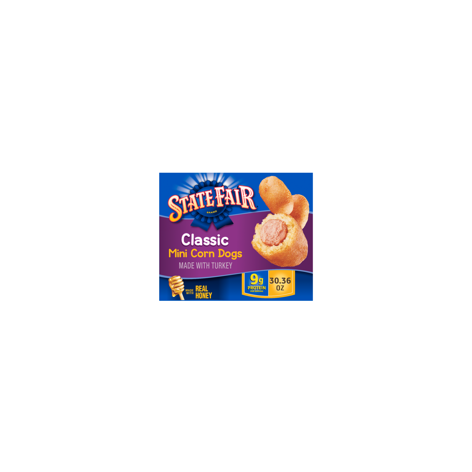 State Fair Classic Mini Corn Dogs, Frozen - 0.66 Ounce - 46 Count Image 1 of 4