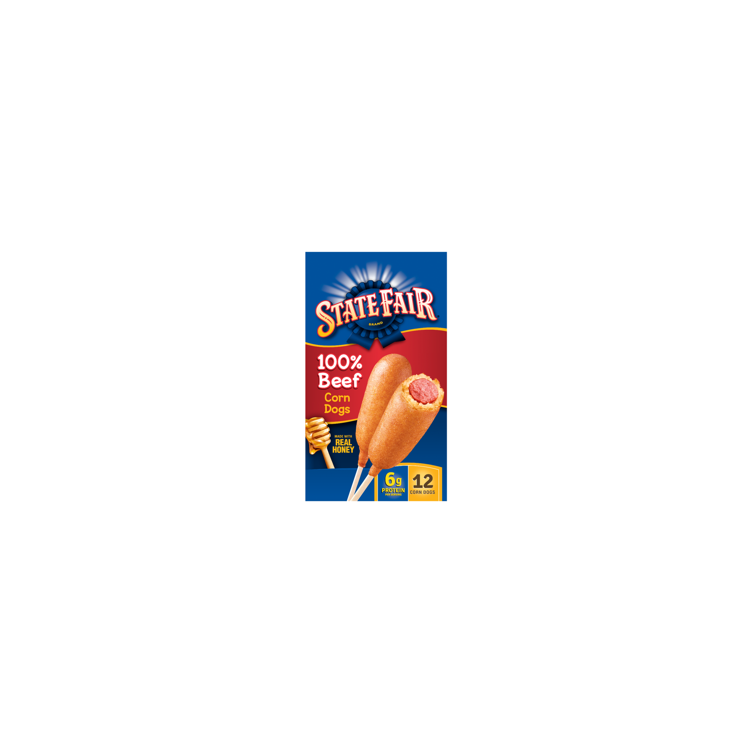 State Fair Beef Corn Dogs, Frozen - 2.667 Ounce - 12 Count Image 1 of 4