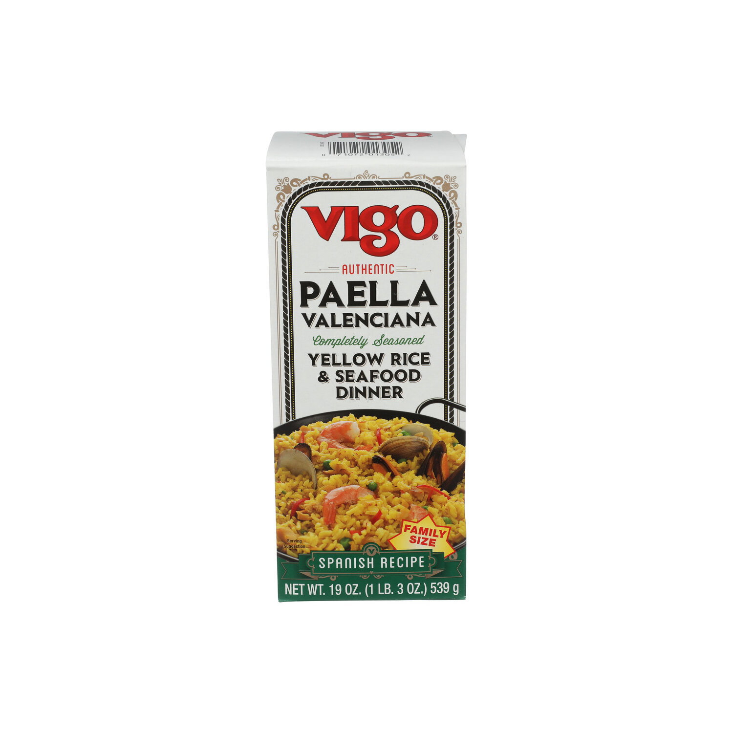 Vigo Paella Yellow Rice & Seafood Dinner - 19 Ounce Image 1 of 4