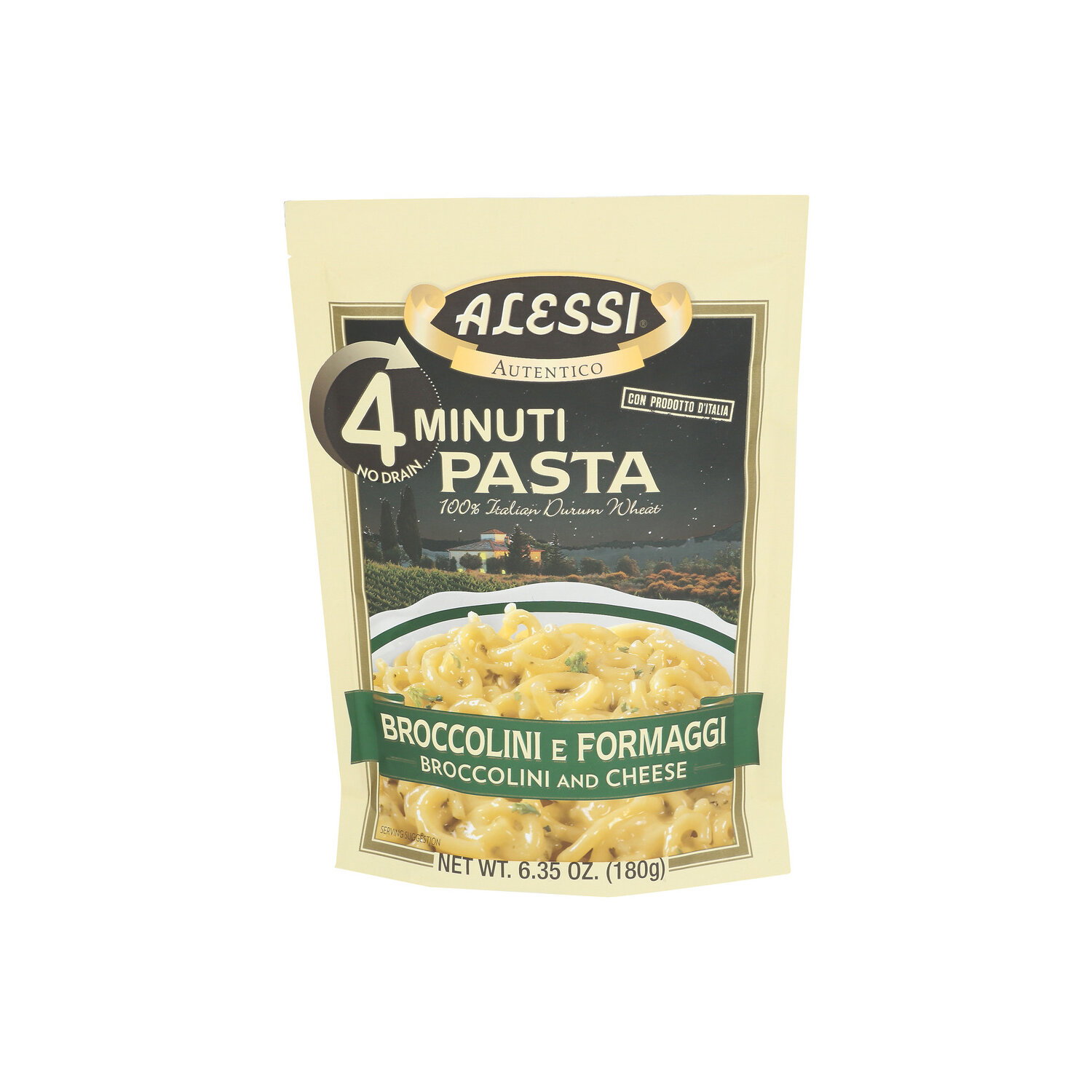 Alessi Broccolini & Cheese Pasta - 6.35 Ounce Image 1 of 4