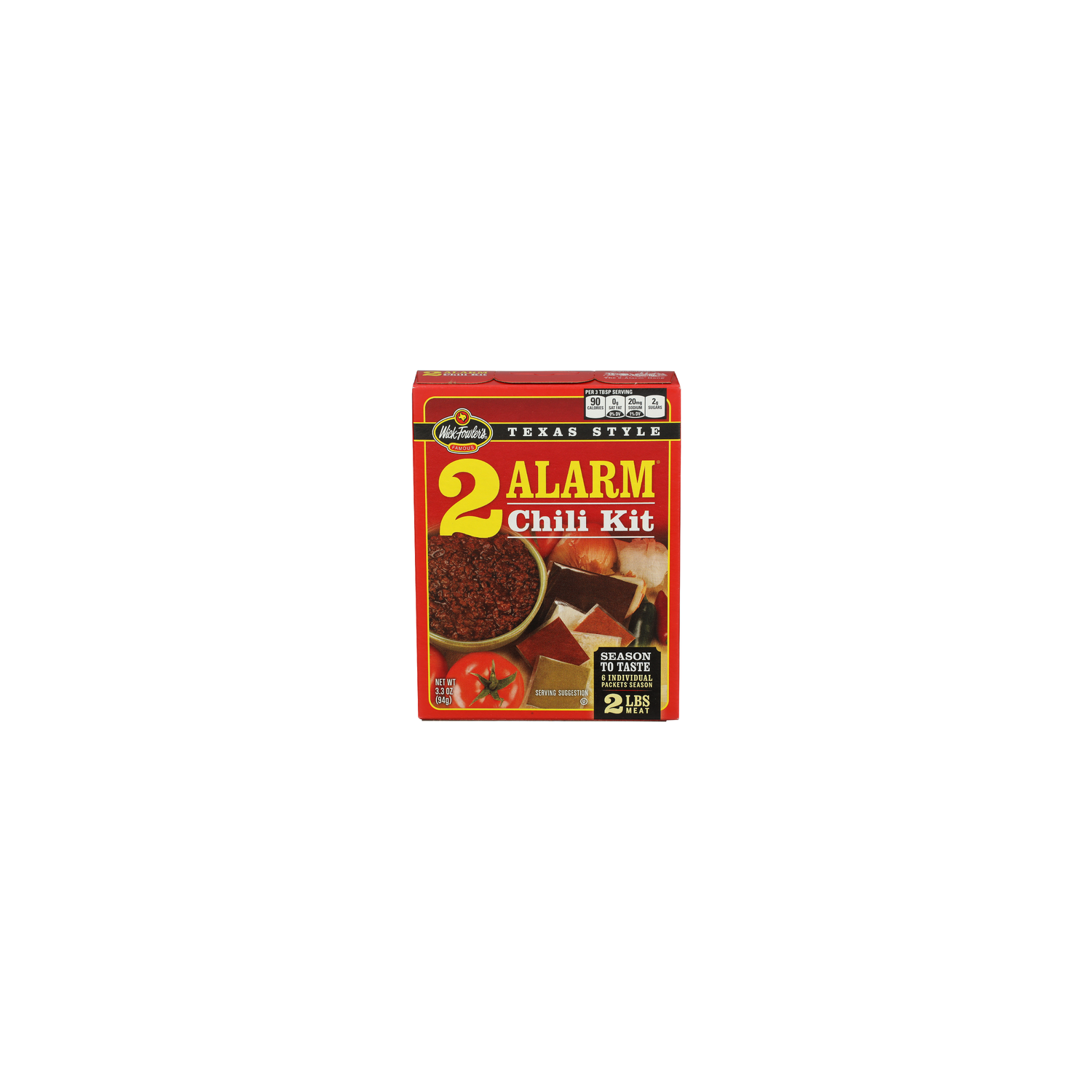 Wick Fowler's 2-Alarm Chili Kit - 3.3 Ounce Image 1 of 4