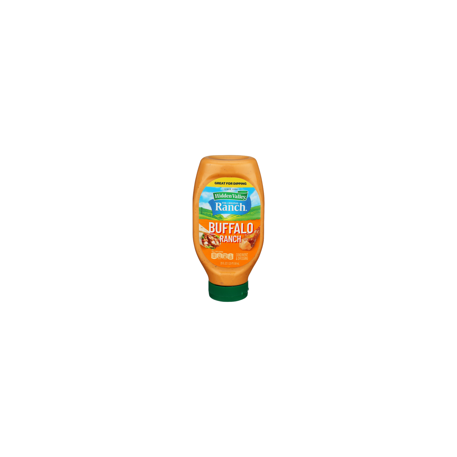 Hidden Valley Gluten Free Buffalo Ranch Dipping Sauce Topping and Dressing - 20 Fluid Ounce Image 1 of 4