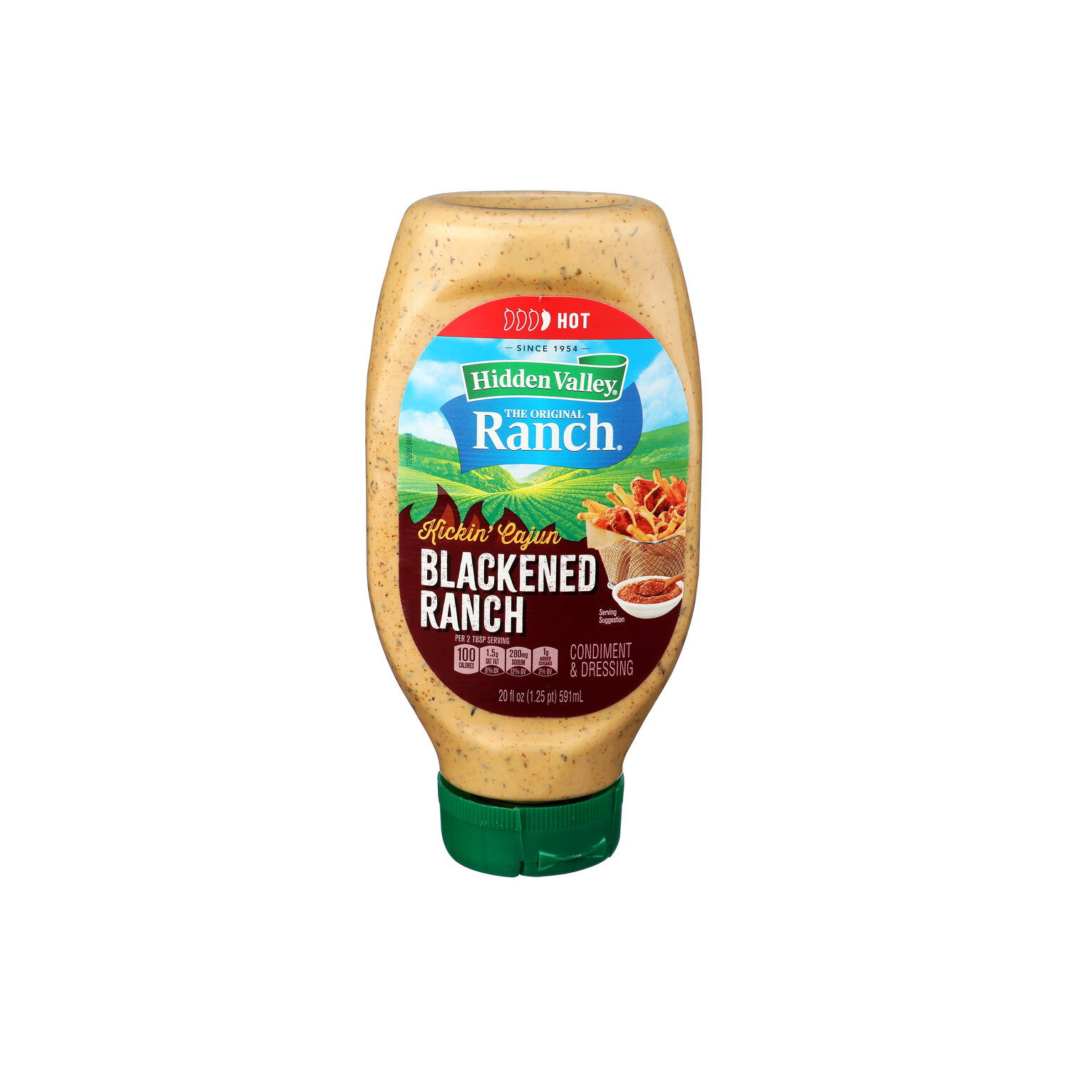 Hidden Valley Kickin' Cajun Blackened Ranch Dip - 20 Fluid Ounce Image 1 of 4