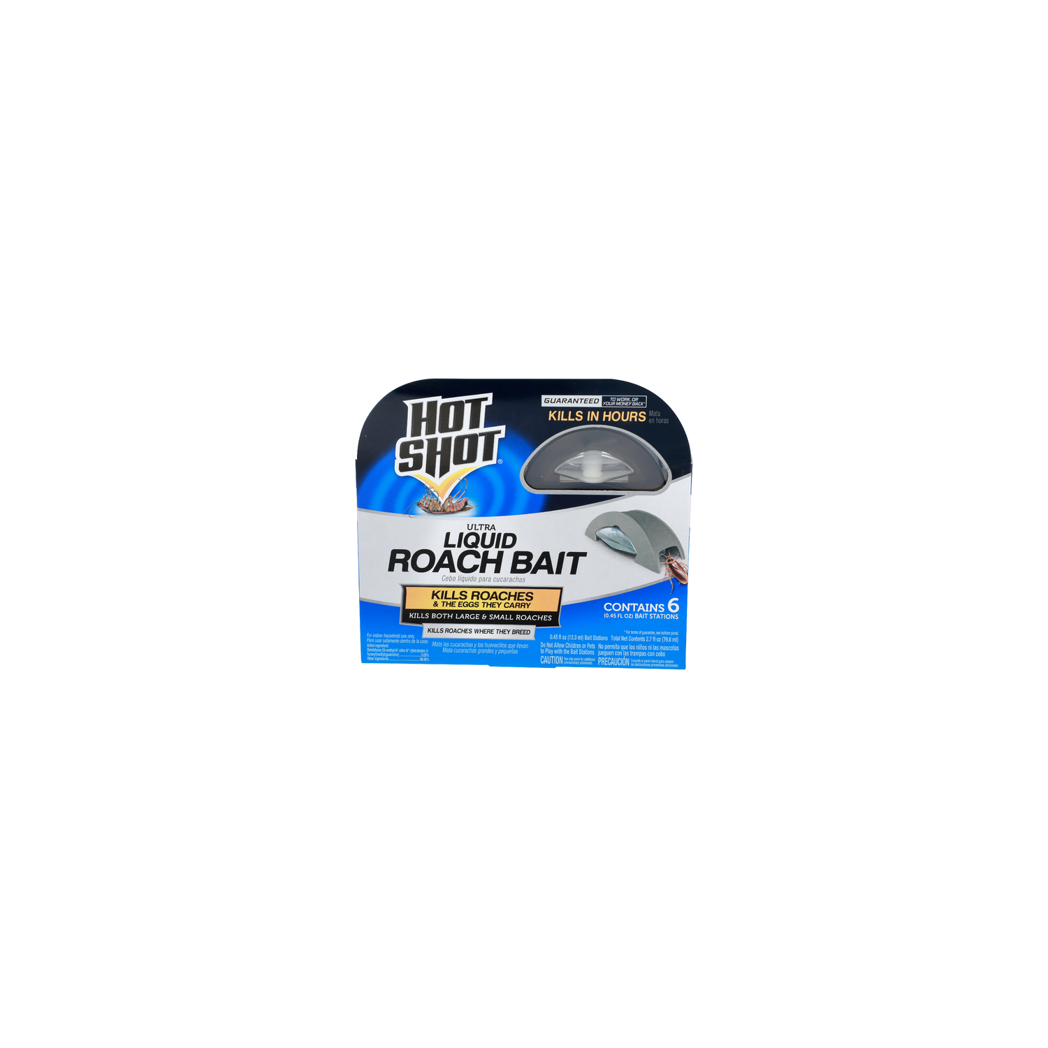 Hot Shot Ultra Liquid Roach Bait - 0.45 Fluid Ounce - 6 Count Image 1 of 3