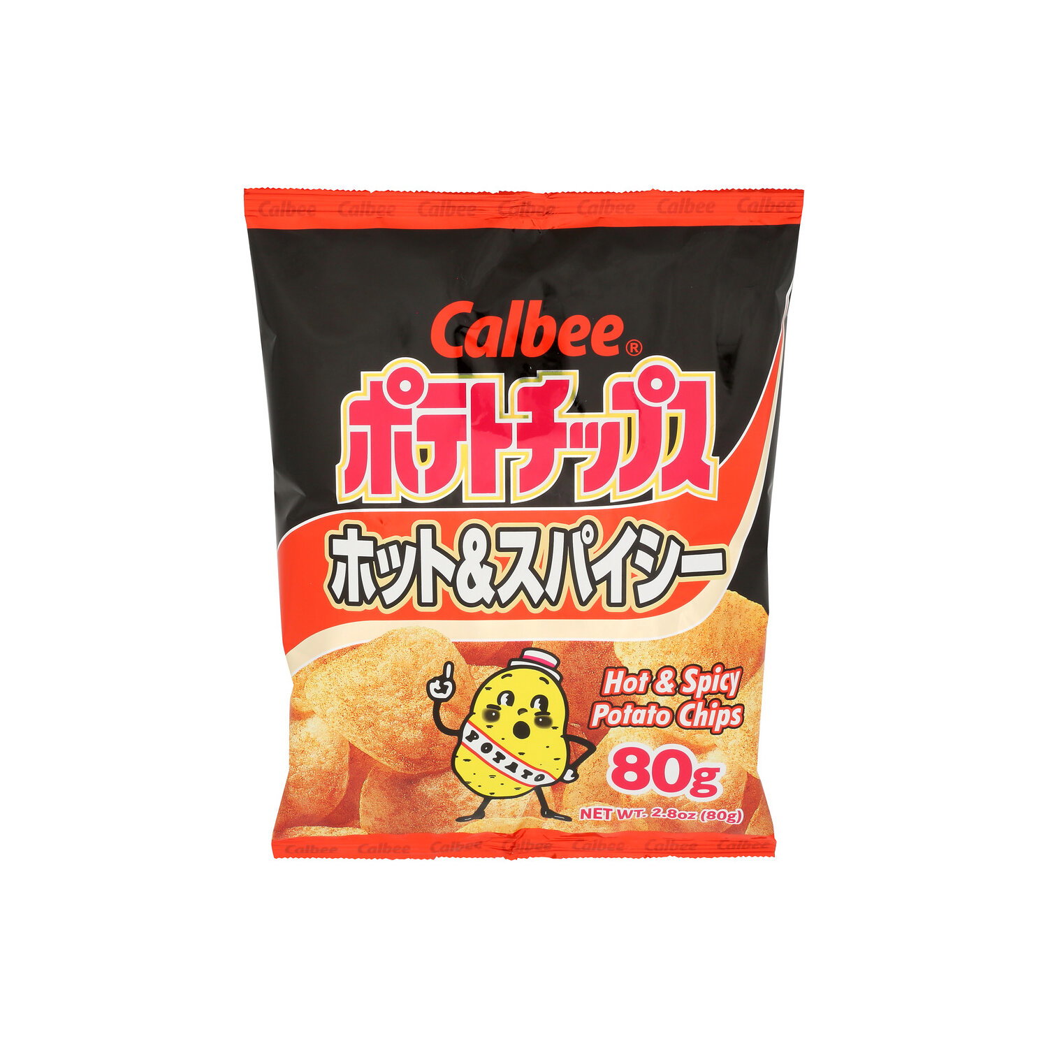 Calbee Potato Chips Hot & Spicy - 2.8 Ounce Image 1 of 4
