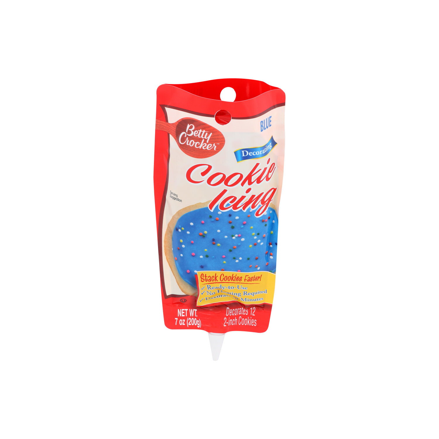 Betty Crocker Blue Decorating Cookie Icing - 0.583 Ounce - 12 Count Image 1 of 4