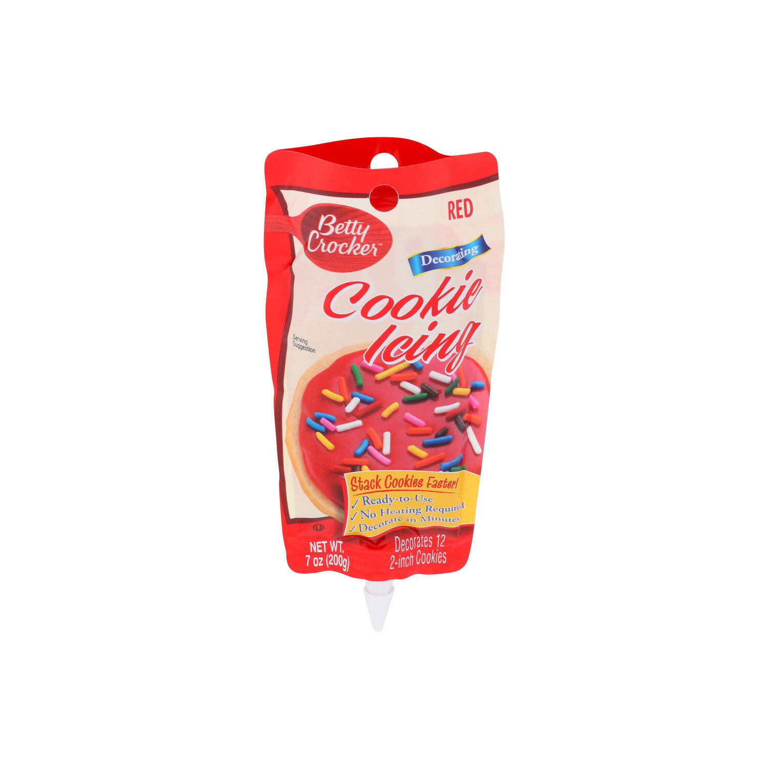 Betty Crocker Red Decorating Cookie Icing - 7 Ounce Image 1 of 4