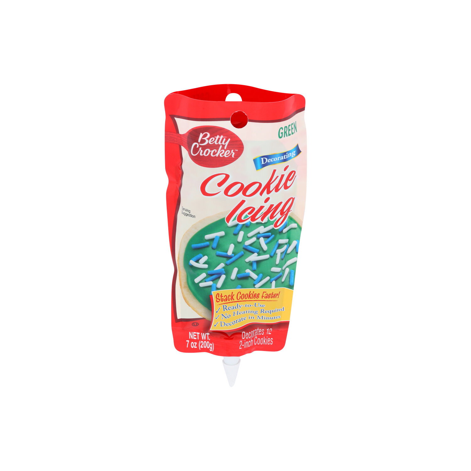 Betty Crocker Green Decorating Cookie Icing - 100 Gram - 2 Count Image 1 of 4