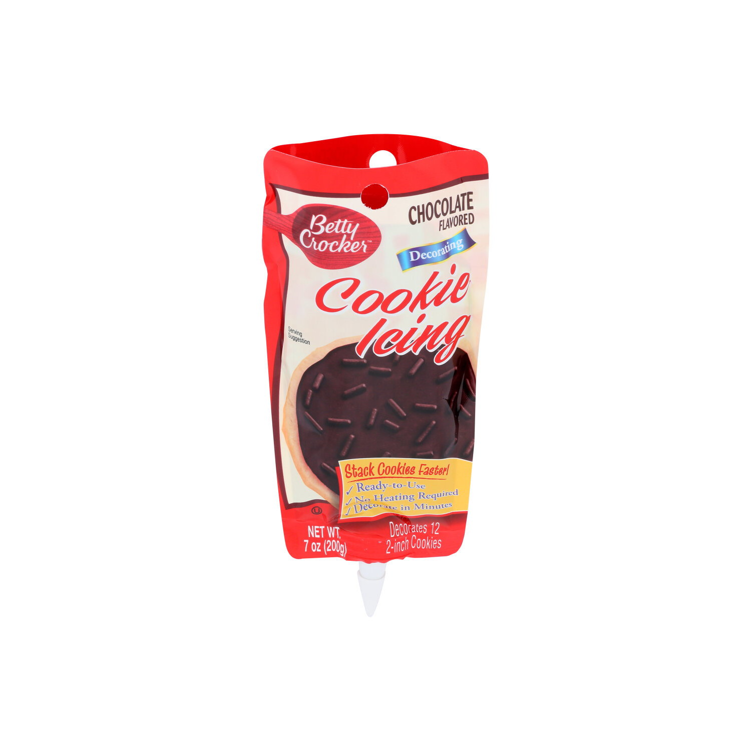 Betty Crocker Milk Chocolate Decorating Cookie Icing - 7 Ounce Image 1 of 4
