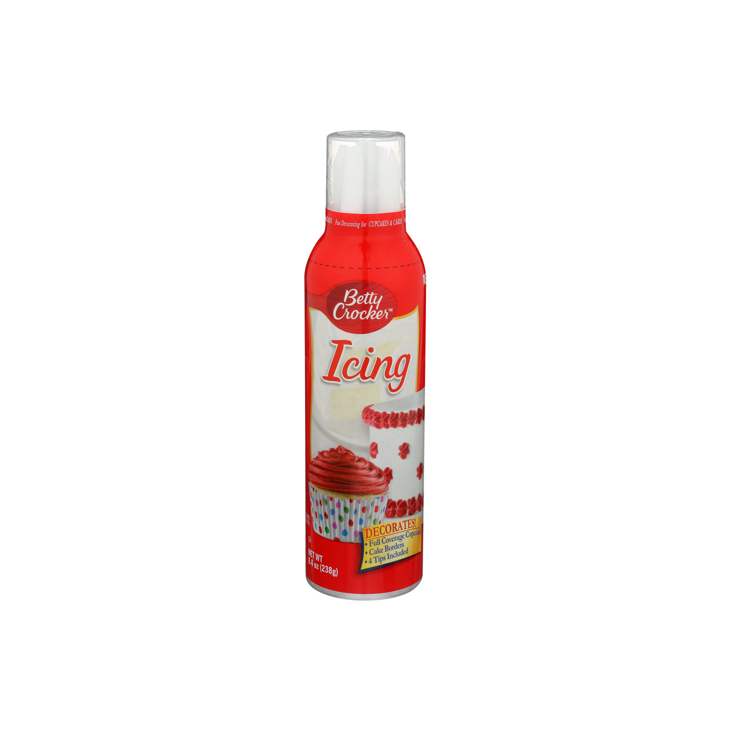 Betty Crocker Rose Red Cupcake Icing - 8.4 Ounce Image 1 of 4