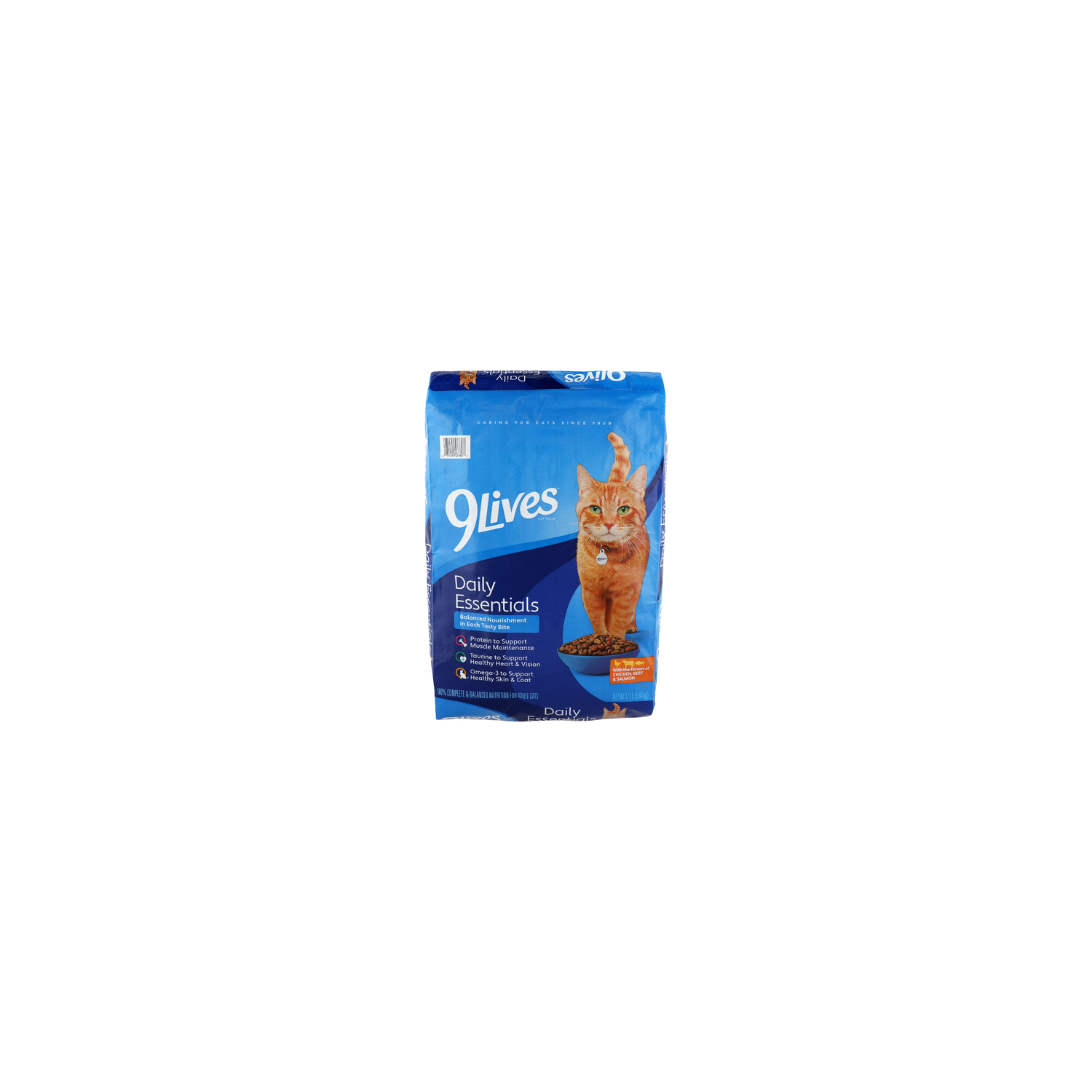 9Lives Daily Essentials Chicken Beef & Salmon Flavor Dry Cat Food - 12 Pound Image 1 of 4