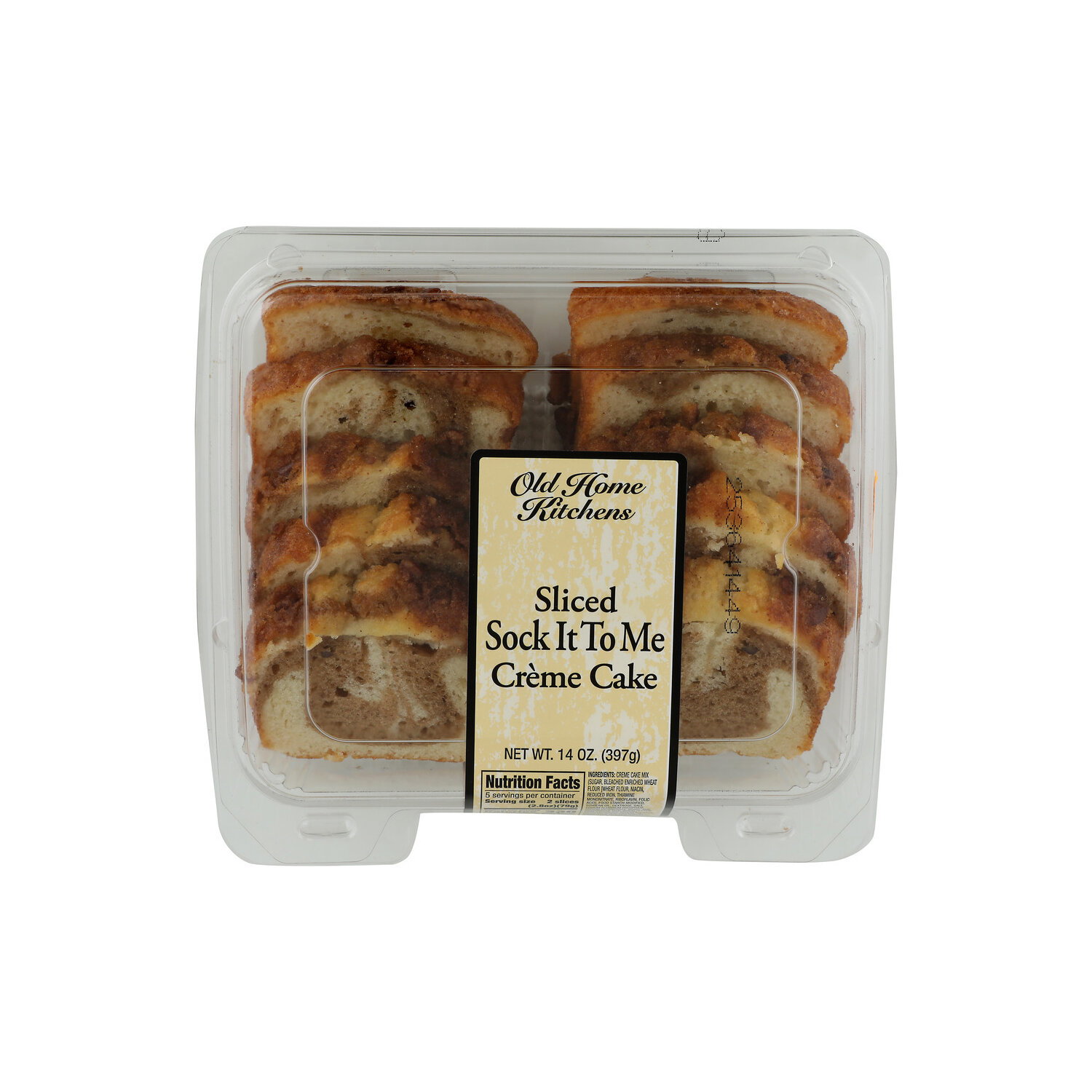Old Home Kitchens Sliced Sock It To Me Crème Cake - 14 Ounce Image 1 of 4