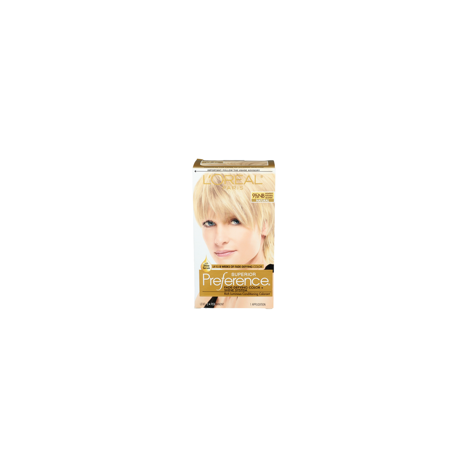 L'OREAL Paris 9½ Nb Lightest Natural Blonde Superior Preference 9 - 1 Count Image 1 of 3